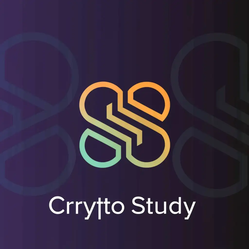 a logo design,with the text "CRYPTO STUDY", main symbol:CS,complex,be used in Finance industry,clear background