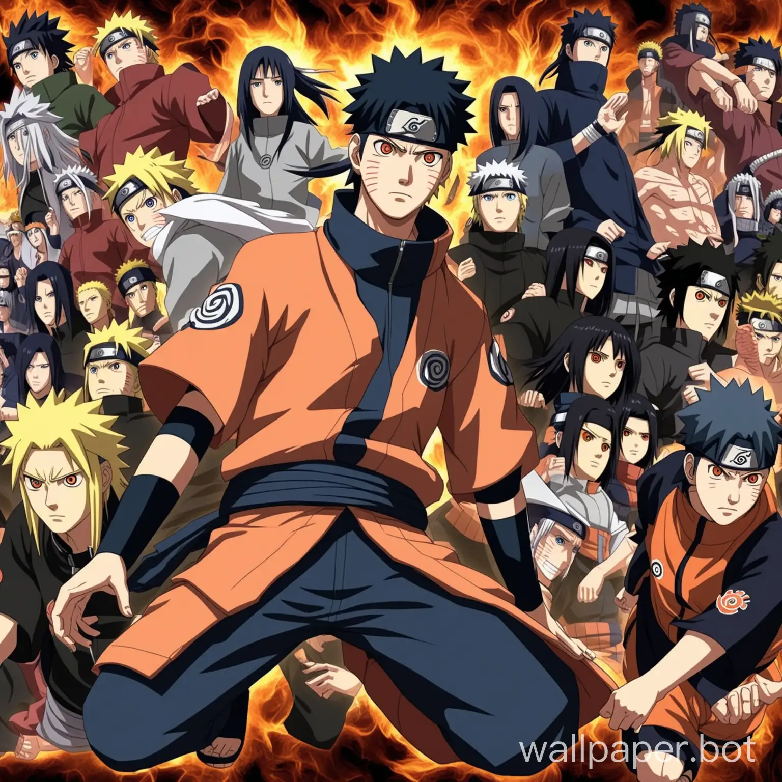 provide best wallpaper for macbook that contain the best scene from naruto shippuden