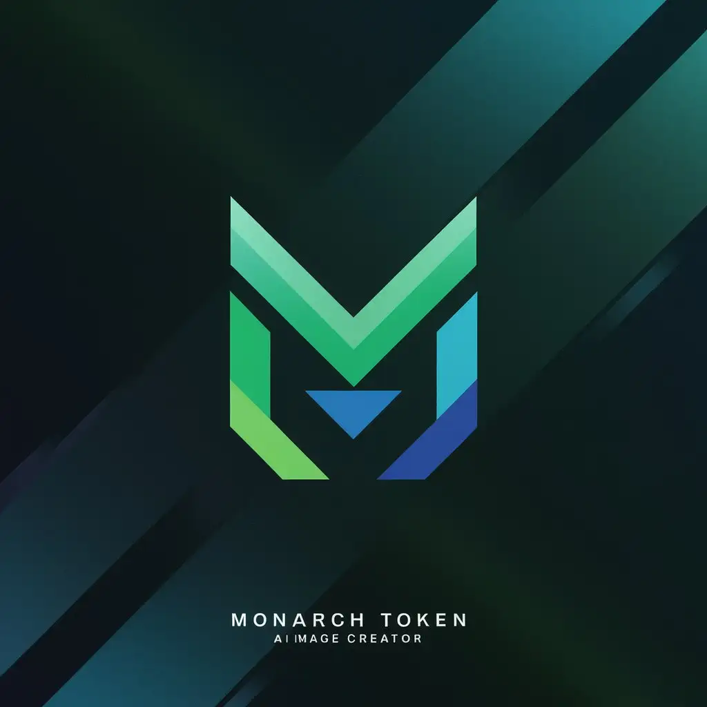 Minimalist Logo Design for Monarch Token