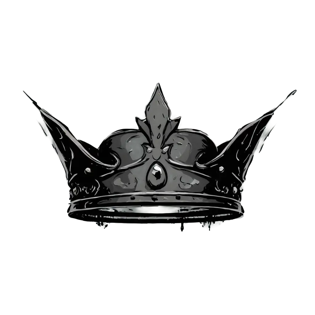 Ilustration crown smudge