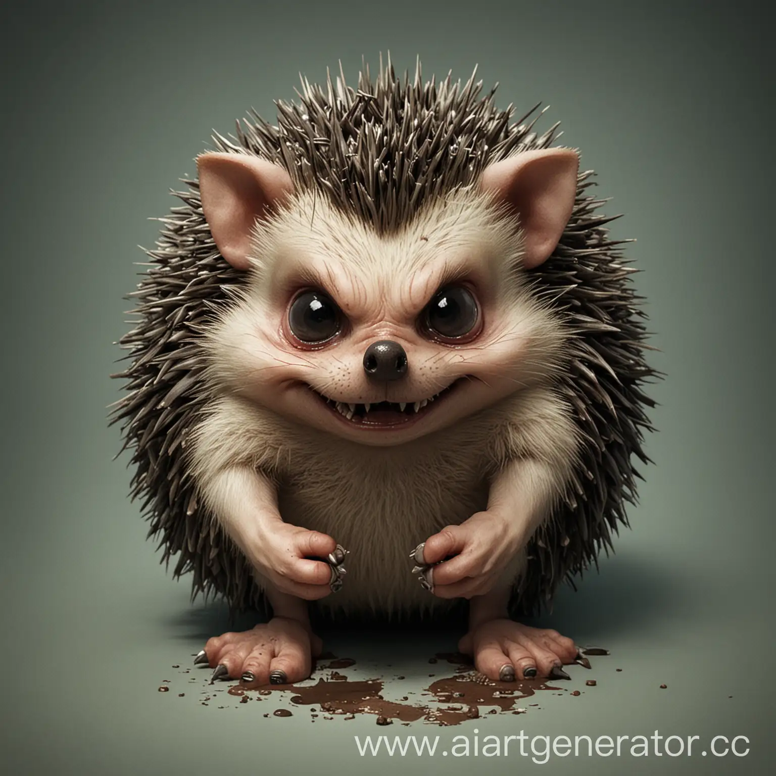 Malevolent-Hedgehog-with-Sinister-Expression