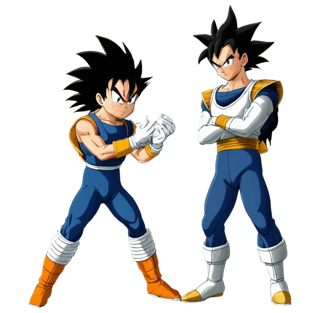 Dynamic-PNG-Image-Vegeta-and-Goku-Clash-in-Epic-Battle