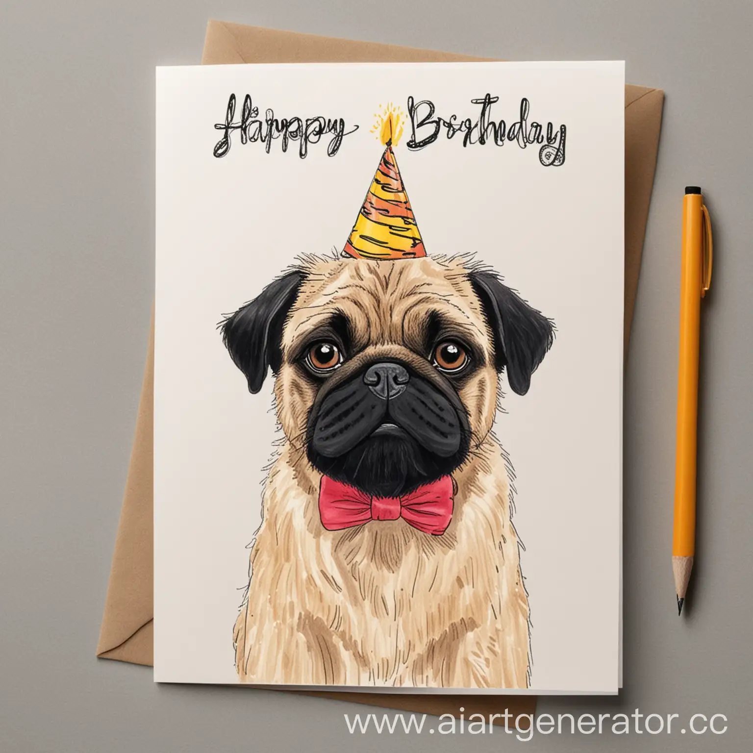 Birthday-Greeting-Card-with-Playful-Mops