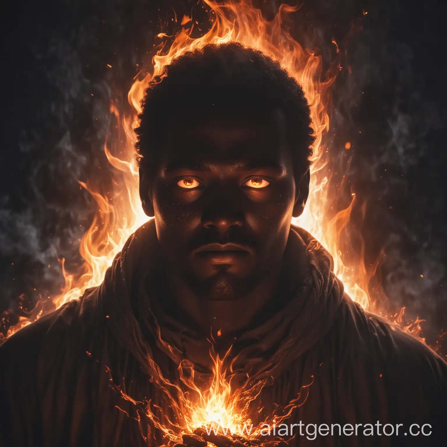 Mysterious-Dark-Man-with-Shining-Eyes-and-Fiery-Aura