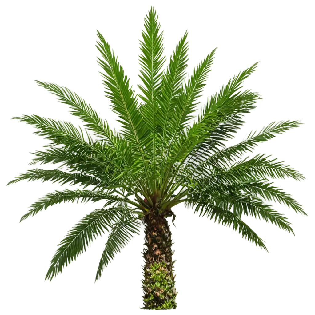 HighQuality-PNG-Image-of-an-Oil-Palm-Tree-Enhancing-Visual-Appeal-and-Clarity