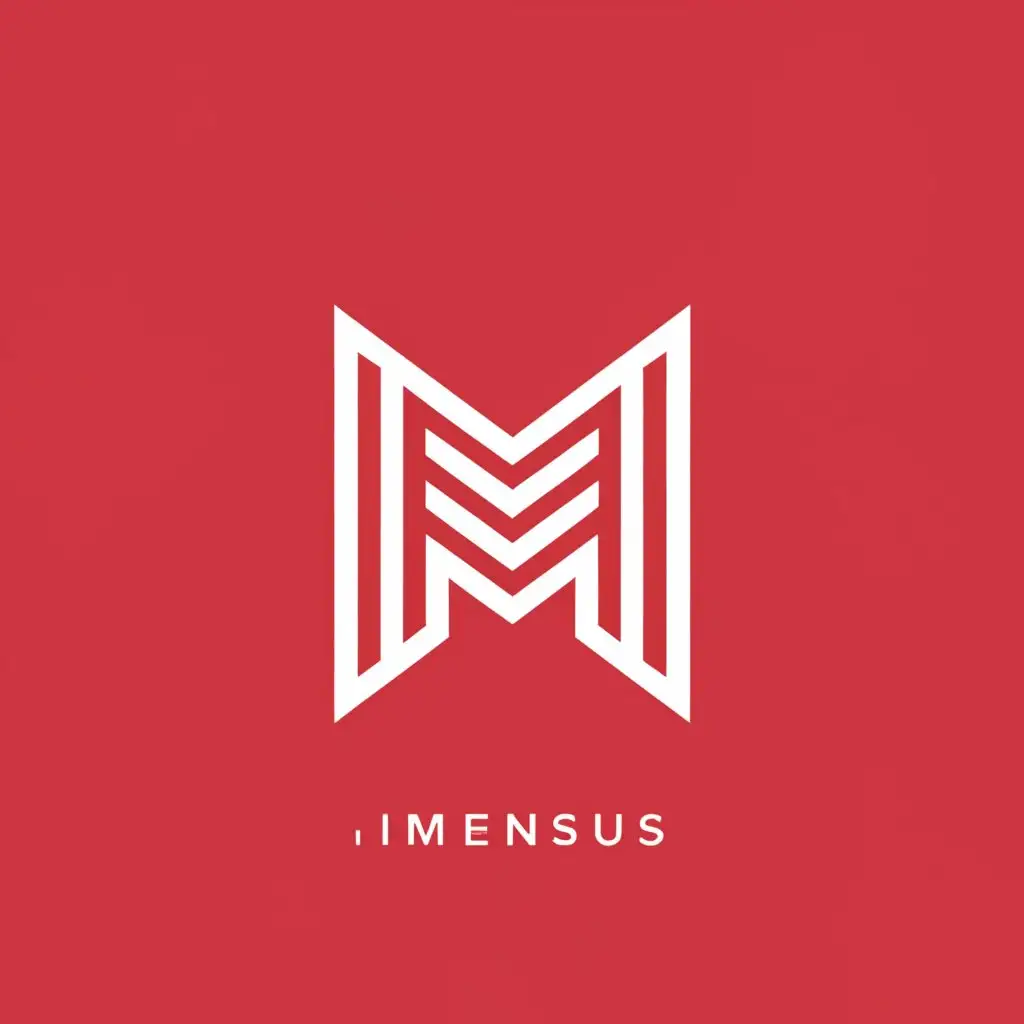 a logo design,with the text "Immensus", main symbol:I M,Moderate,be used in Construction industry,clear background