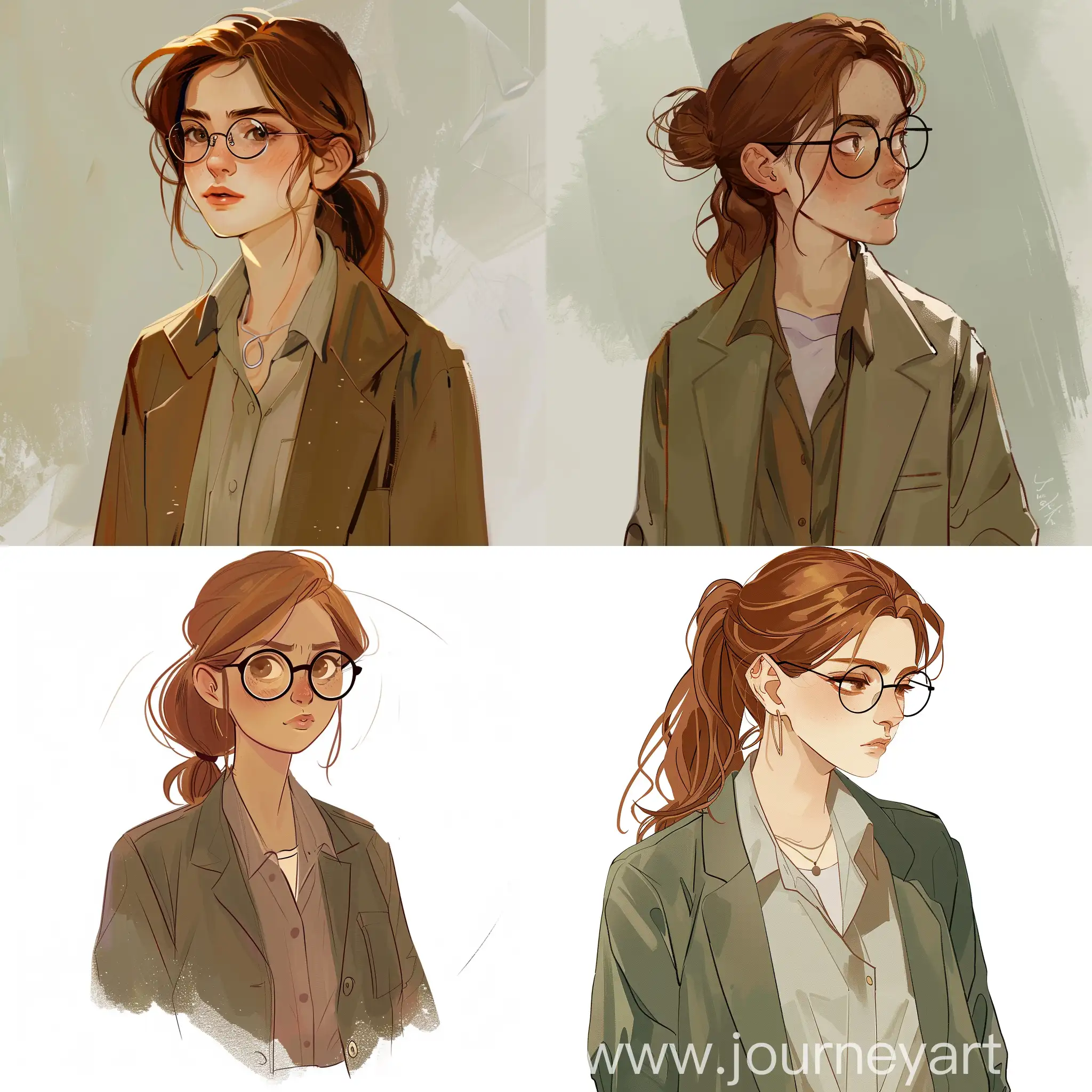 ChestnutHaired-Librarian-in-Glasses-and-IllFitting-Blazer