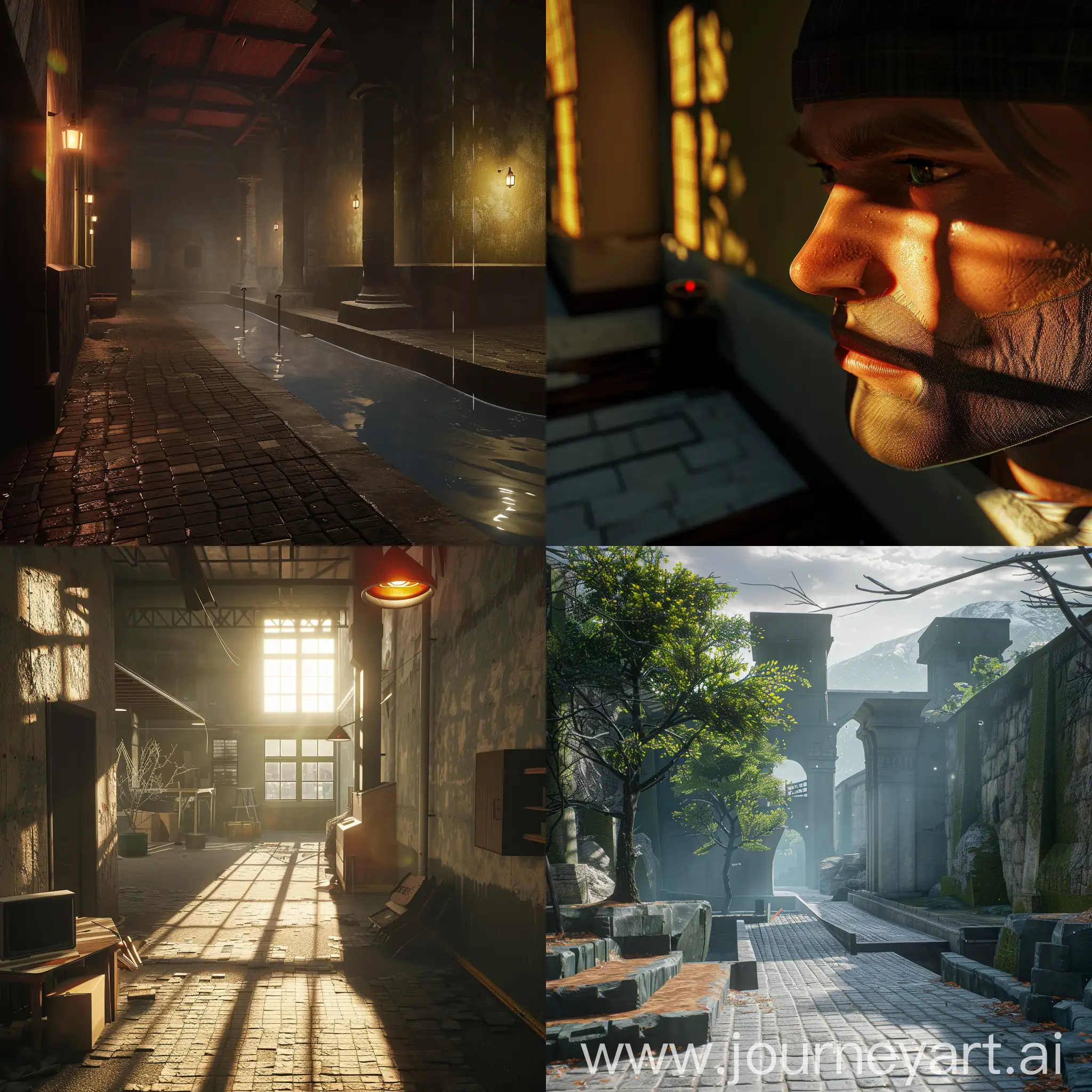 unreal engine 5 render, профессиональное освещение, HDR