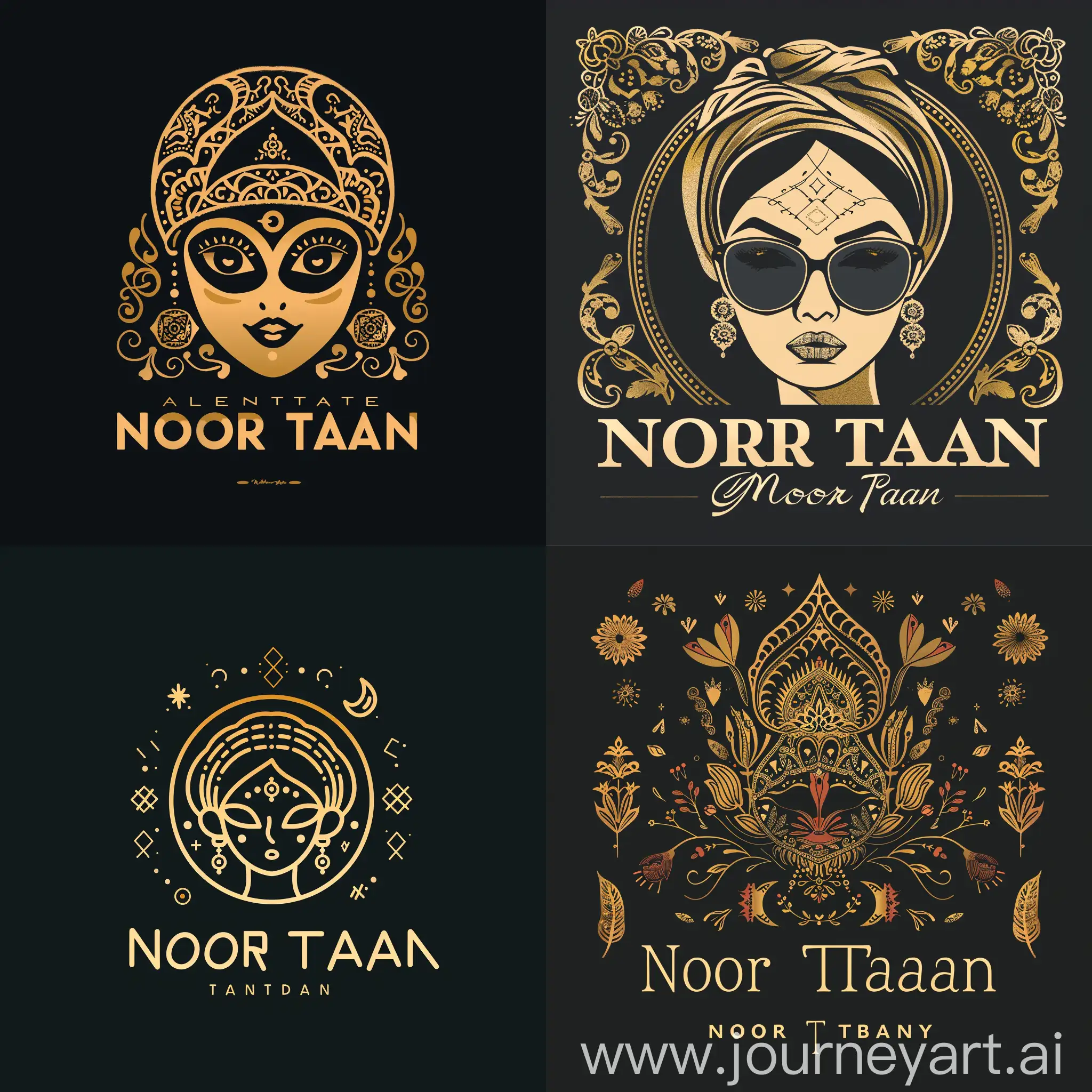 Creative-Masks-Patterns-Emojis-and-Characters-for-Atelier-Noor-Taban-Logo
