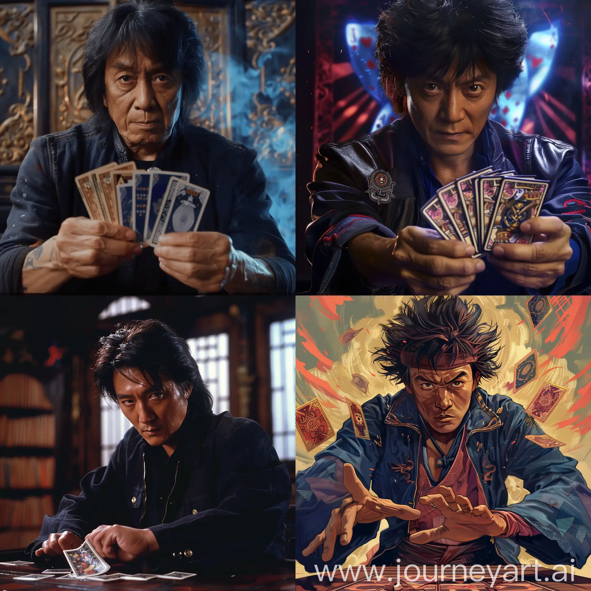 Jackie-Chan-Playing-YuGiOh-Trading-Card-Game