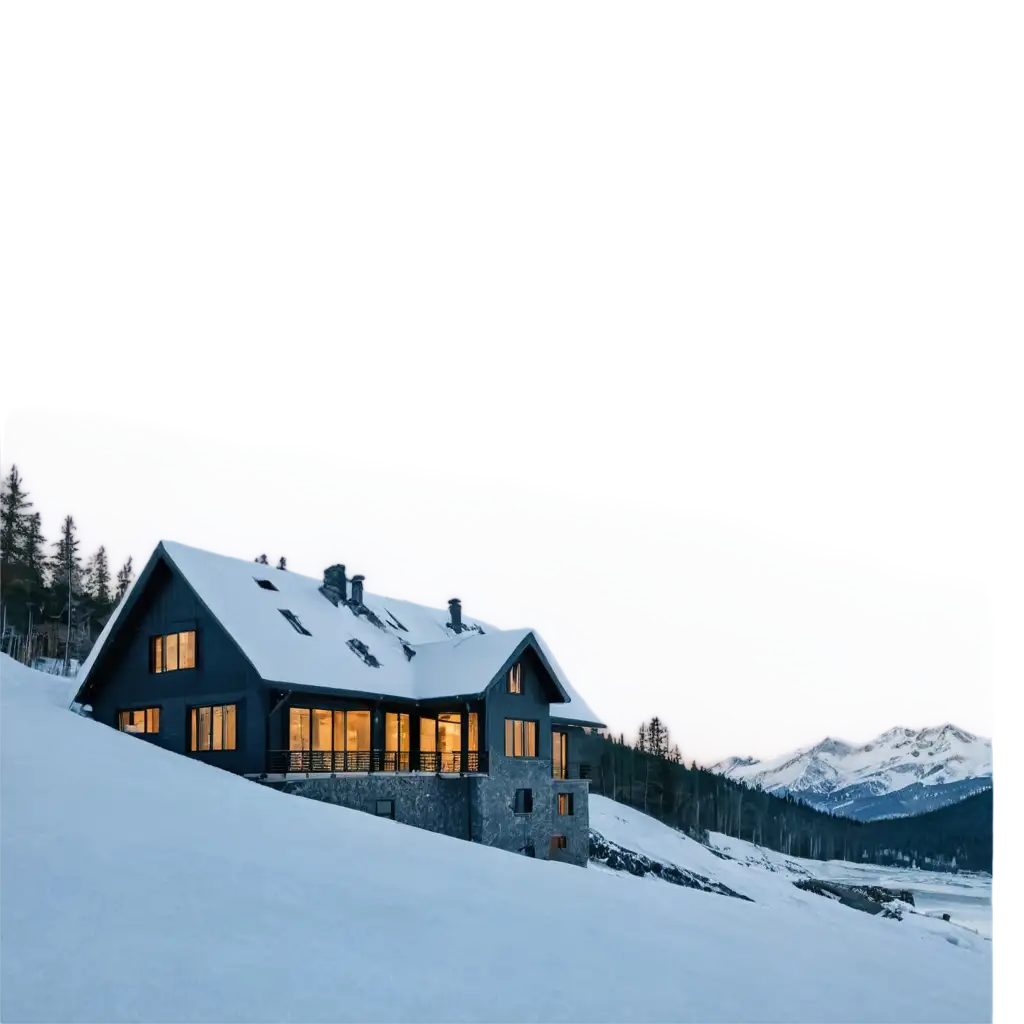 Stunning-PNG-Image-Majestic-House-atop-an-Icy-Mountain
