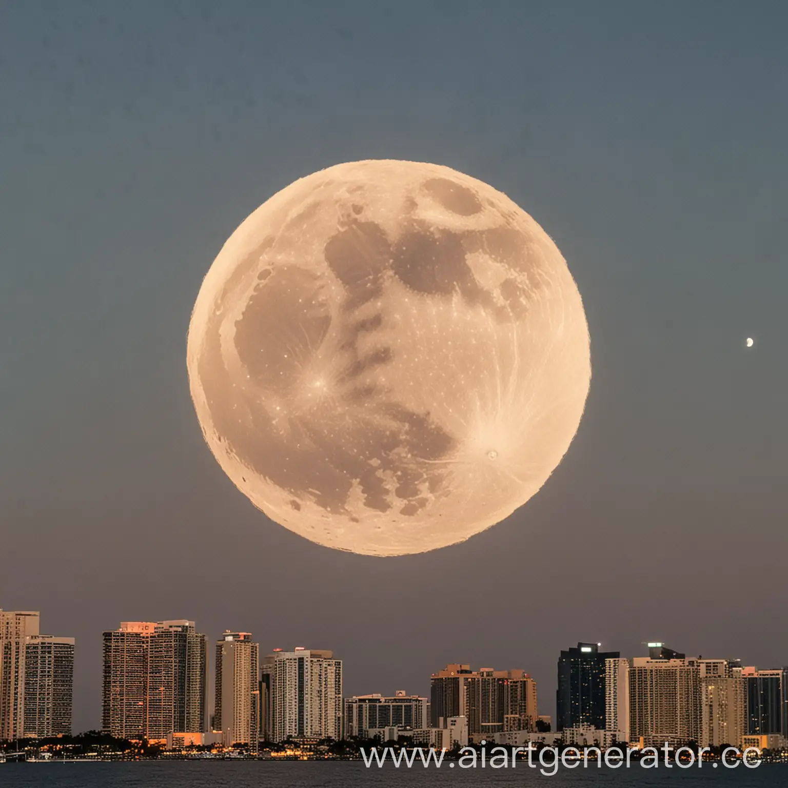 The moon of Miami