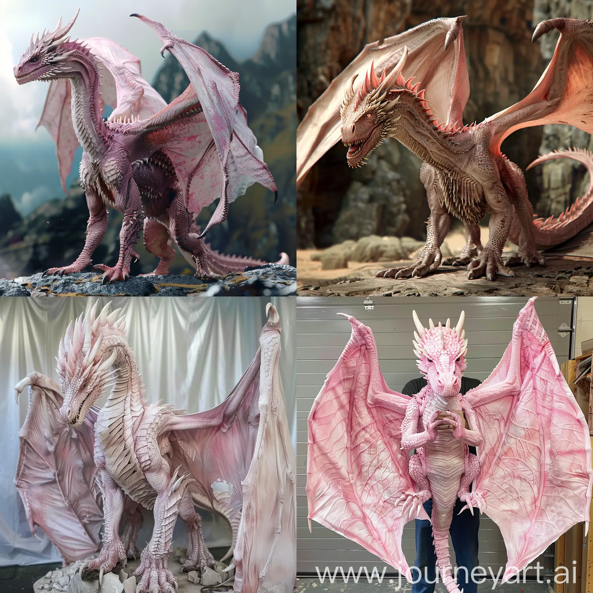 Majestic-Pale-Pink-Dragon-Inspired-by-Balerion-from-Game-of-Thrones