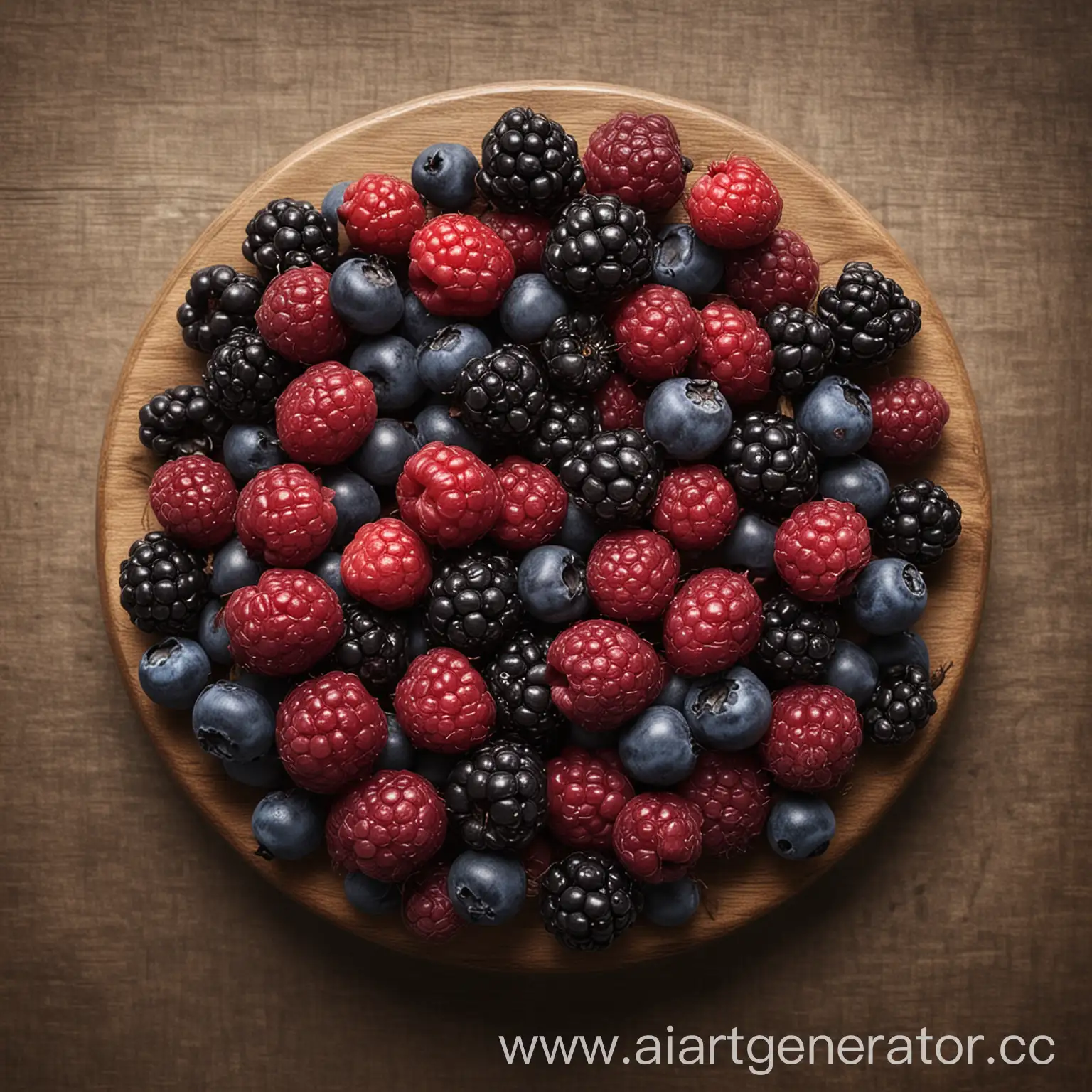 Collection-of-25-Vibrant-Berries-on-Rustic-Wooden-Table
