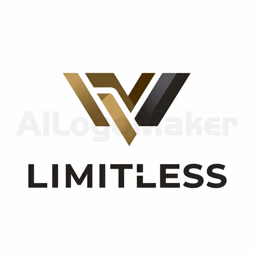 a logo design,with the text "Limitless", main symbol:Main symbol has to be the letters L, M and L to create a crown.,complex,be used in Sports Fitness industry,clear background