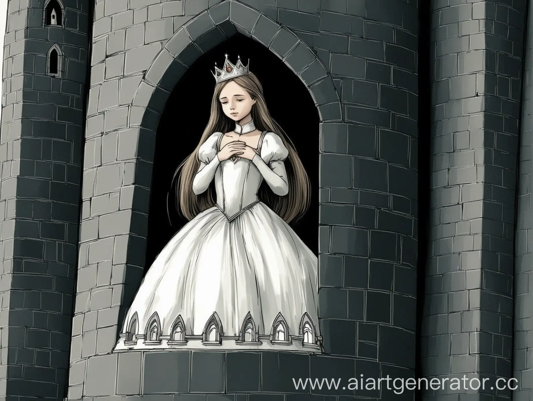 Lonely-Princess-in-Tower-Yearns-for-Freedom