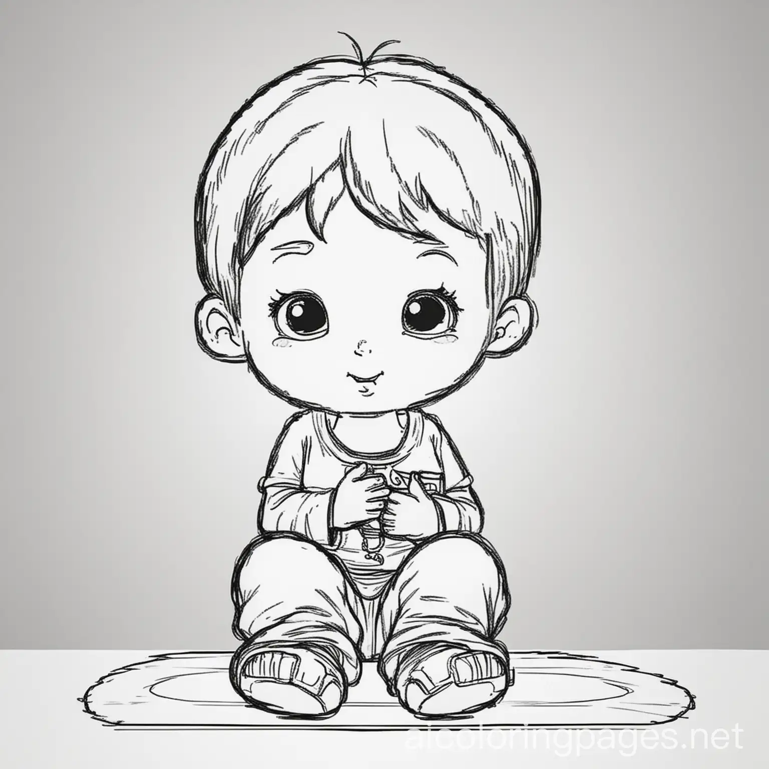 A cute actor pondering scripts and stage lights. Colouring Page, black and white, line art, white background, Simplicity, Ample White Space. The background of the colouring page is plain white to make it easy for young children to colour within the lines.  The outlines of all the subjects are easy to distinguish, making it simple for kids to colour without too much difficulty ,, Coloring Page, black and white, line art, white background, Simplicity, Ample White Space. The background of the coloring page is plain white to make it easy for young children to color within the lines. The outlines of all the subjects are easy to distinguish, making it simple for kids to color without too much difficulty