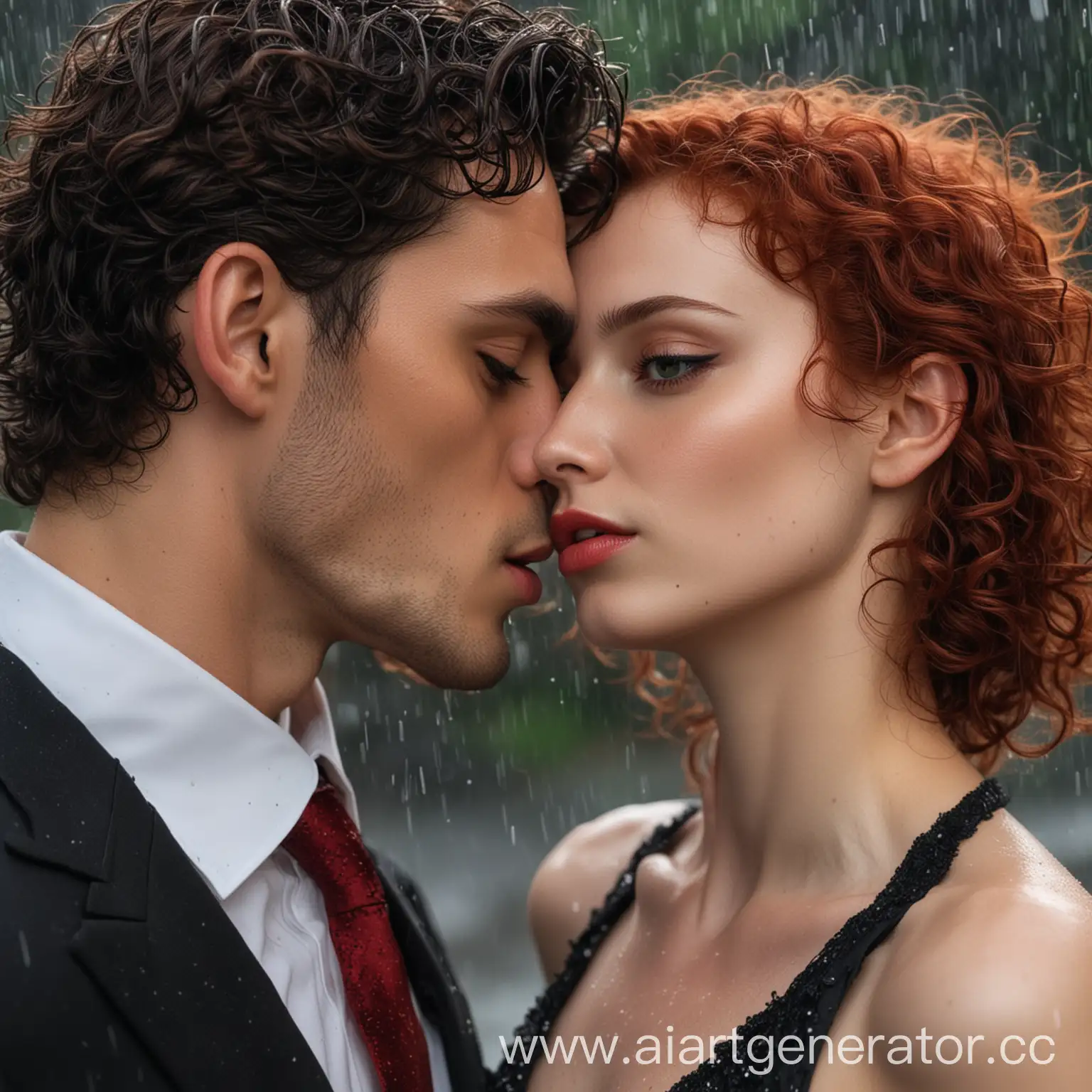 Romantic-Couple-Kissing-in-Rain-Odri-and-Malek-Astrea-Romance-Club