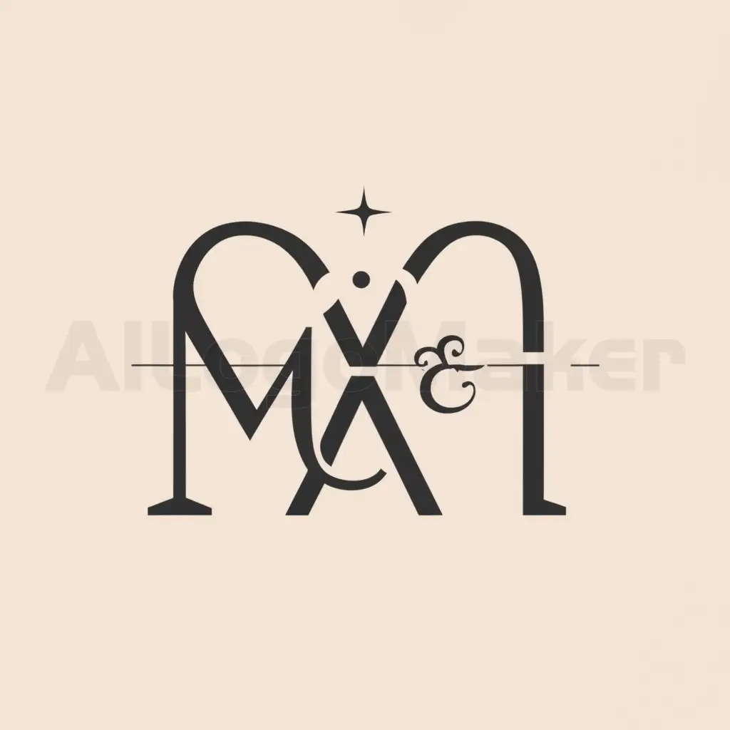 a logo design,with the text "M&I", main symbol:heart,Minimalistic,clear background