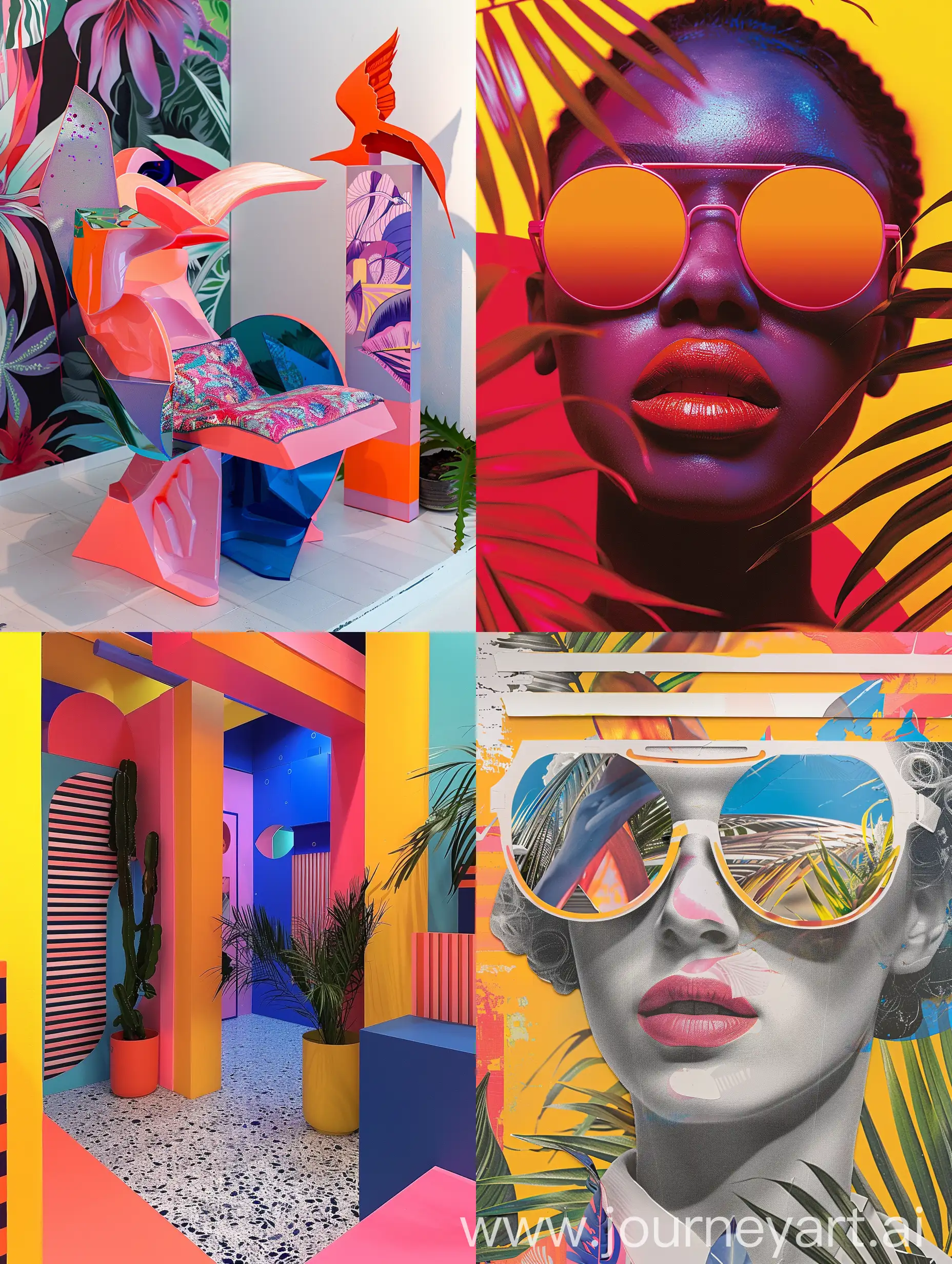 Bright-and-Colorful-Miami-Style-Future-Graduation-Exhibition-Design