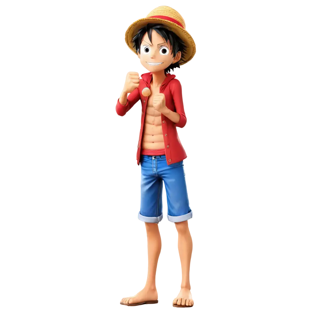 Dynamic-PNG-Artwork-Featuring-Luffy-Unleash-the-Power-of-HighQuality-PNG-Images