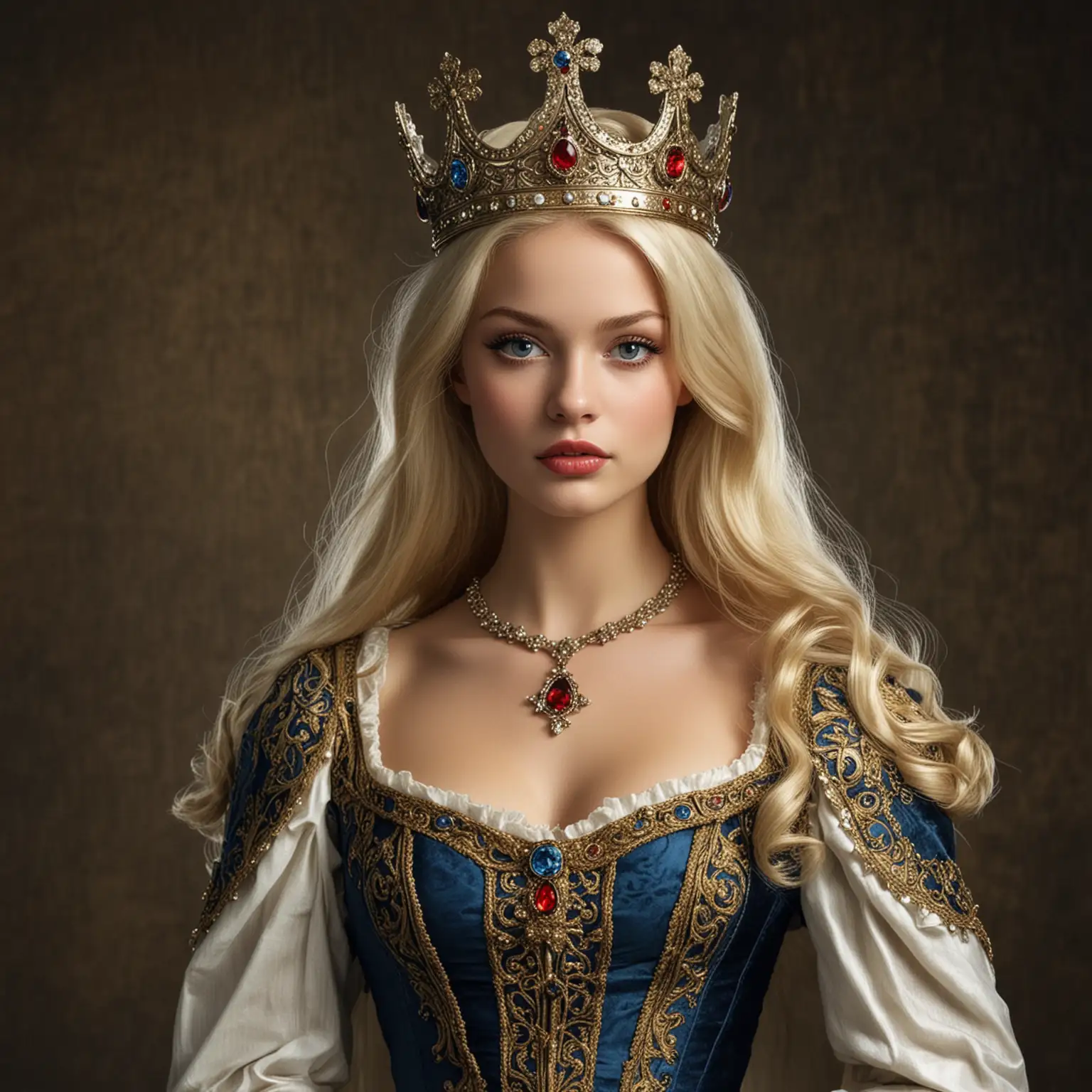 24 inch Medieval Beauty Queen wallpaper