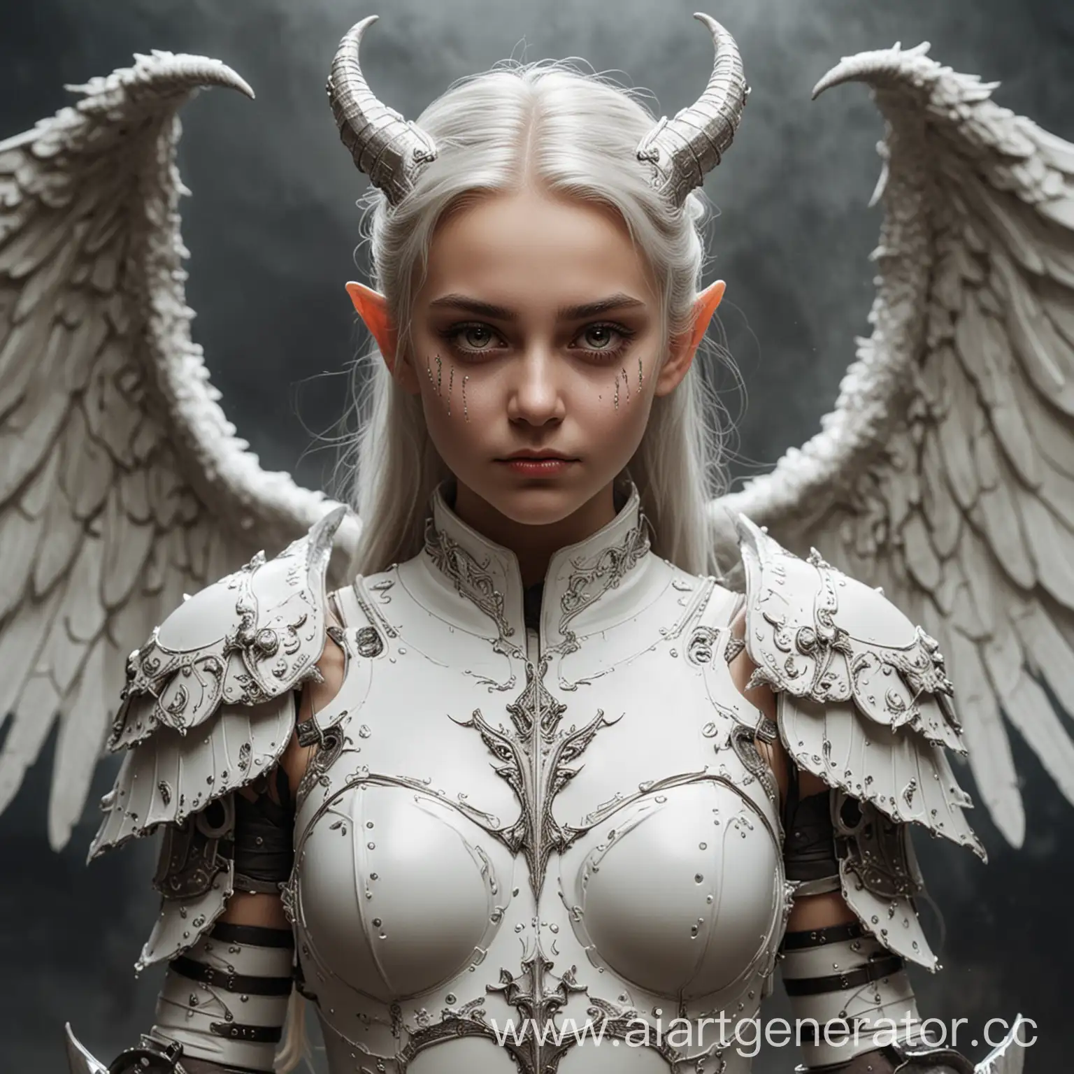 White-Armored-Girl-Demon-with-Wings