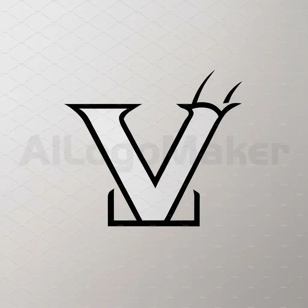 a logo design,with the text "V", main symbol:V,Minimalistic,be used in Entertainment industry,clear background
