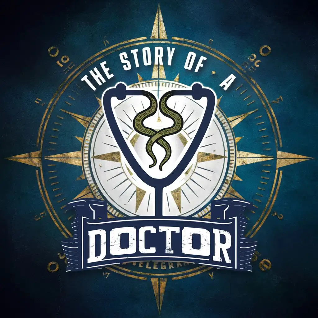 Эмблема для телеграм канала под названием история одного врача 