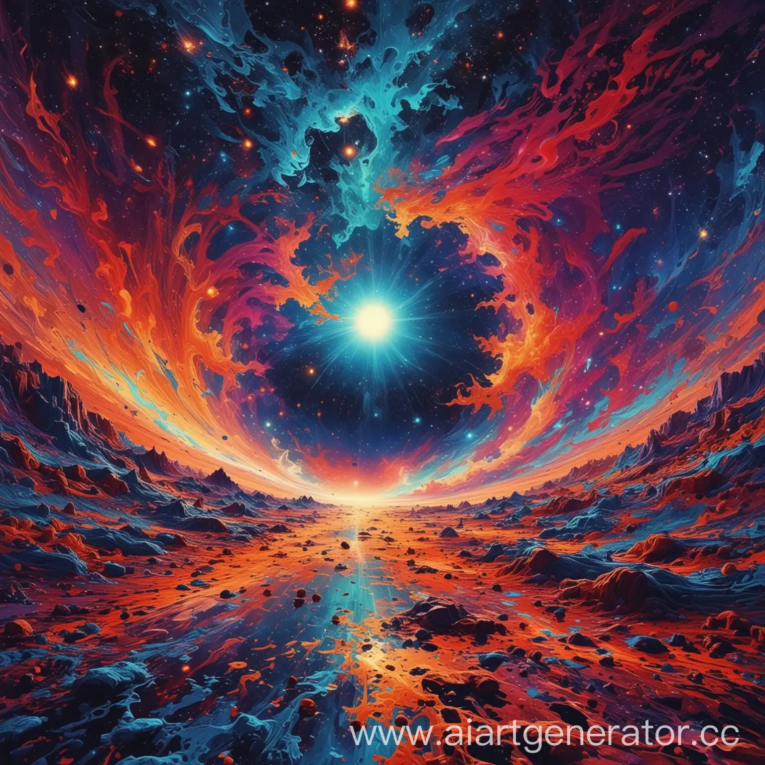 Vibrant-Abstract-Psychedelic-Space-Art