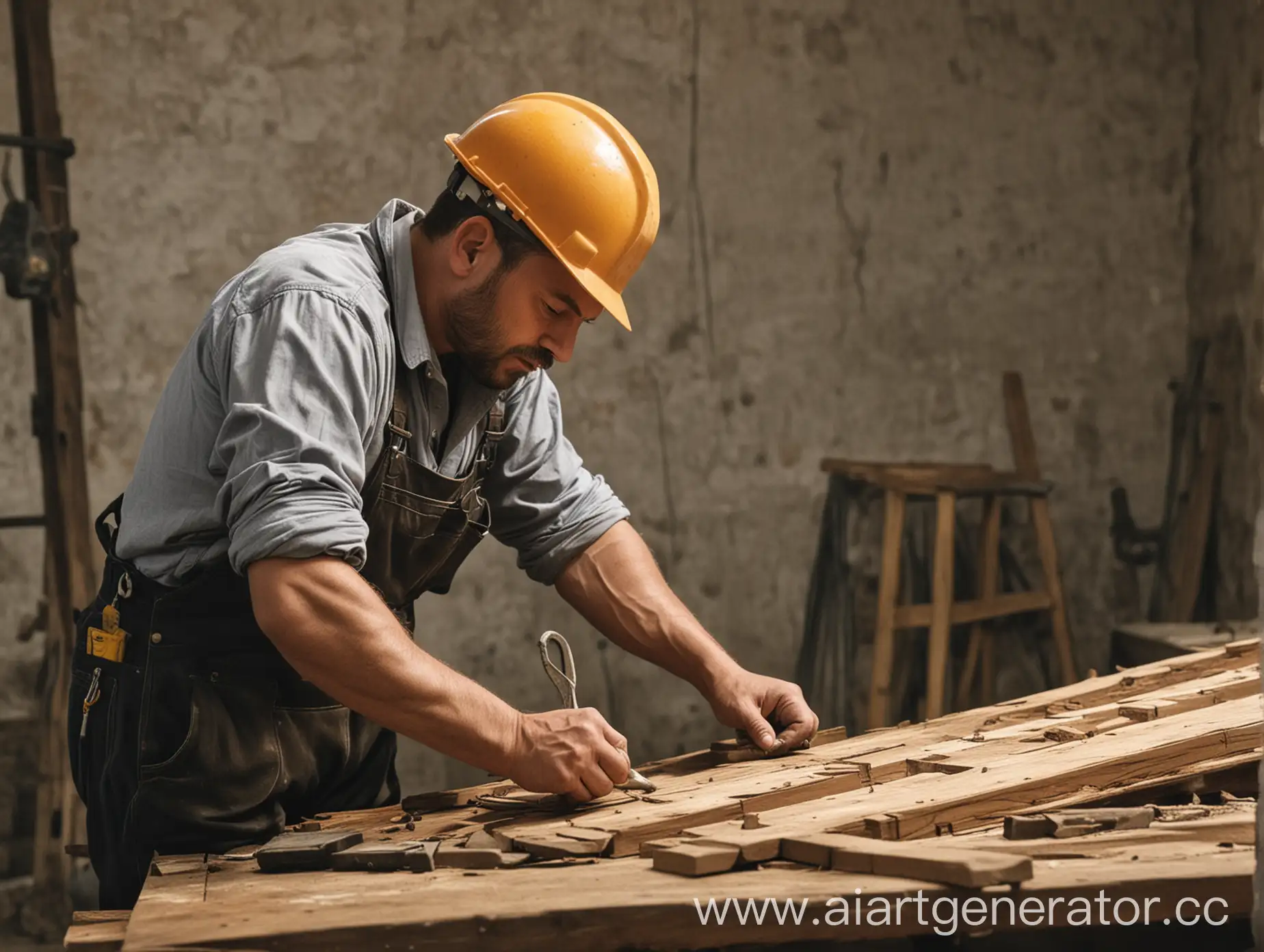 Focused-Man-Working-on-Laptop-at-Modern-Office-Desk