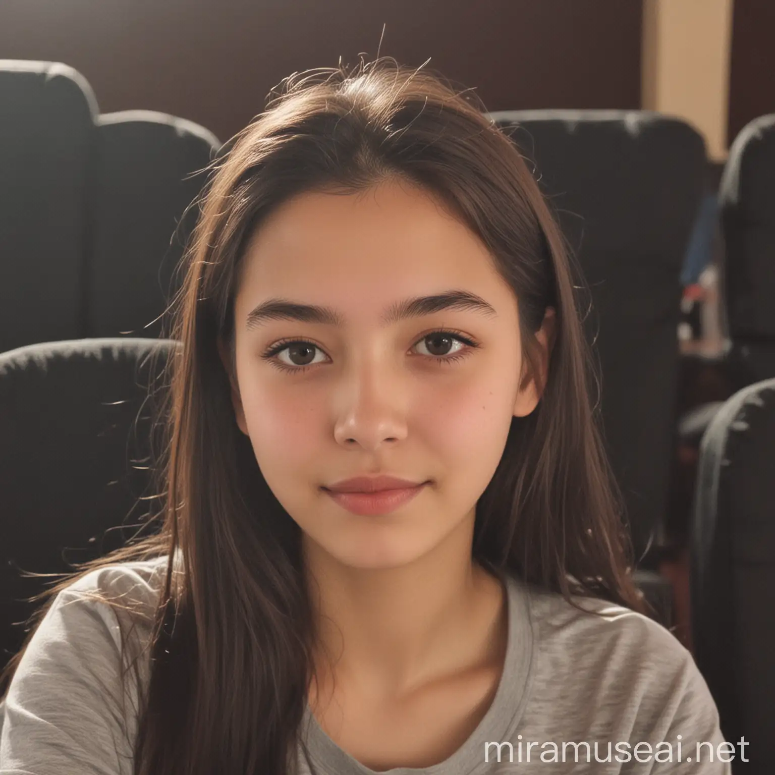 A 17-year-old  girl who  
loves cinema