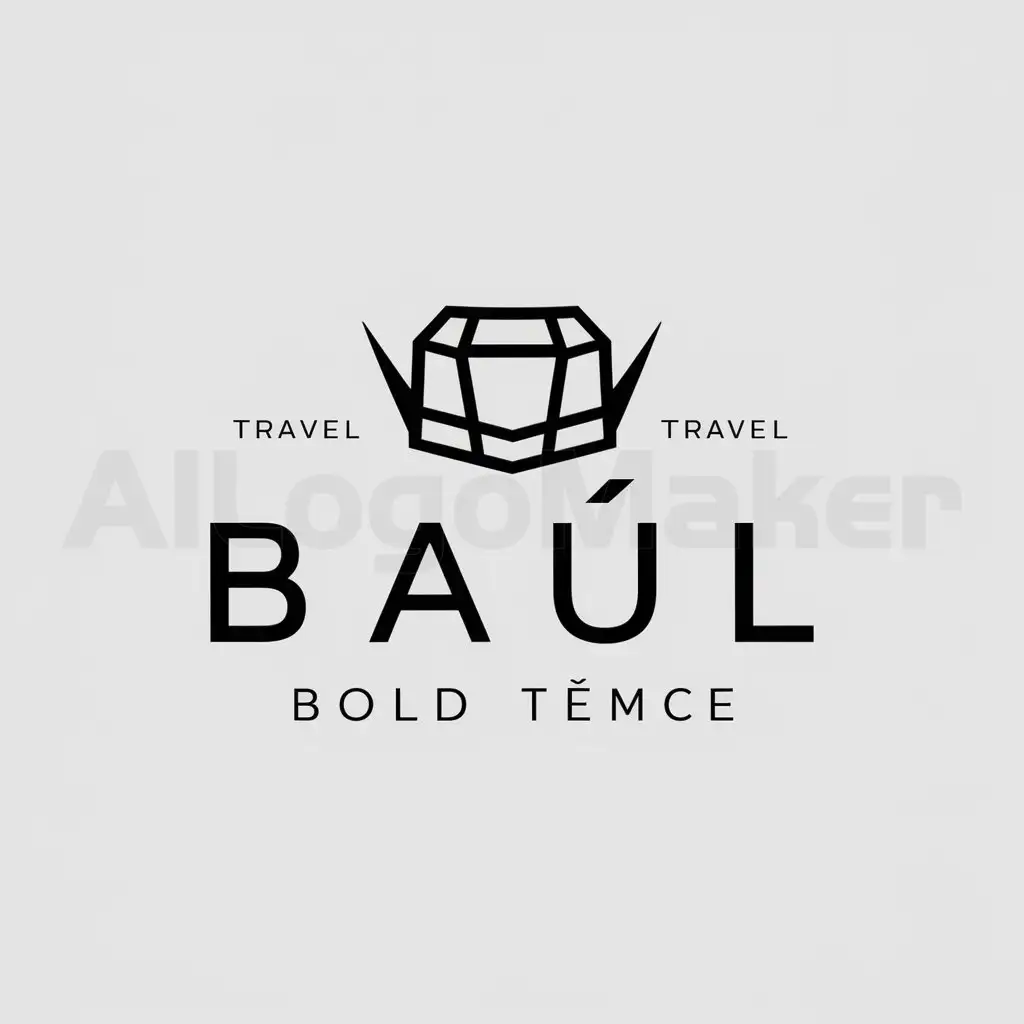 a logo design,with the text "Baúl", main symbol:Baúl,Minimalistic,clear background