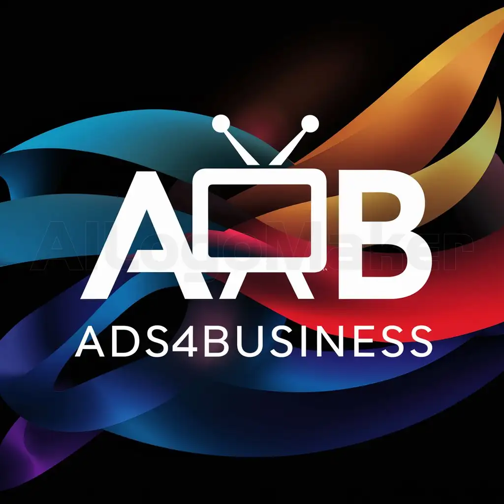 LOGO-Design-For-Ads4Business-Bold-A4B-Symbol-on-Clear-Background