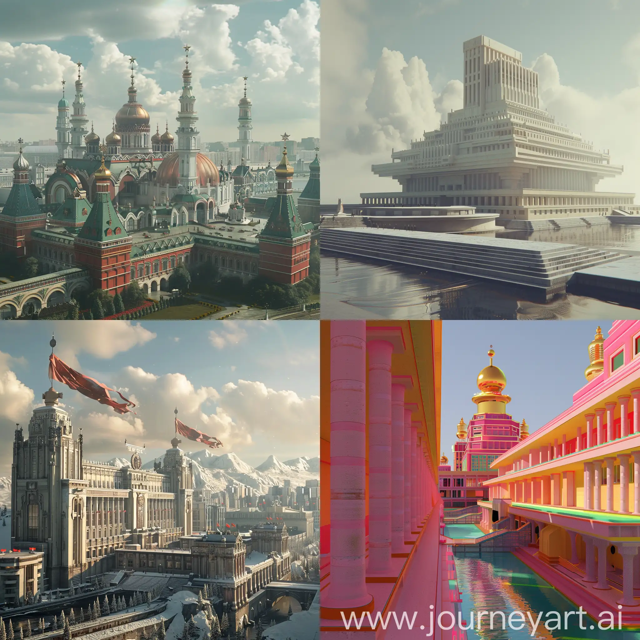 Palace of Soviets in Moscow :: 3D animation