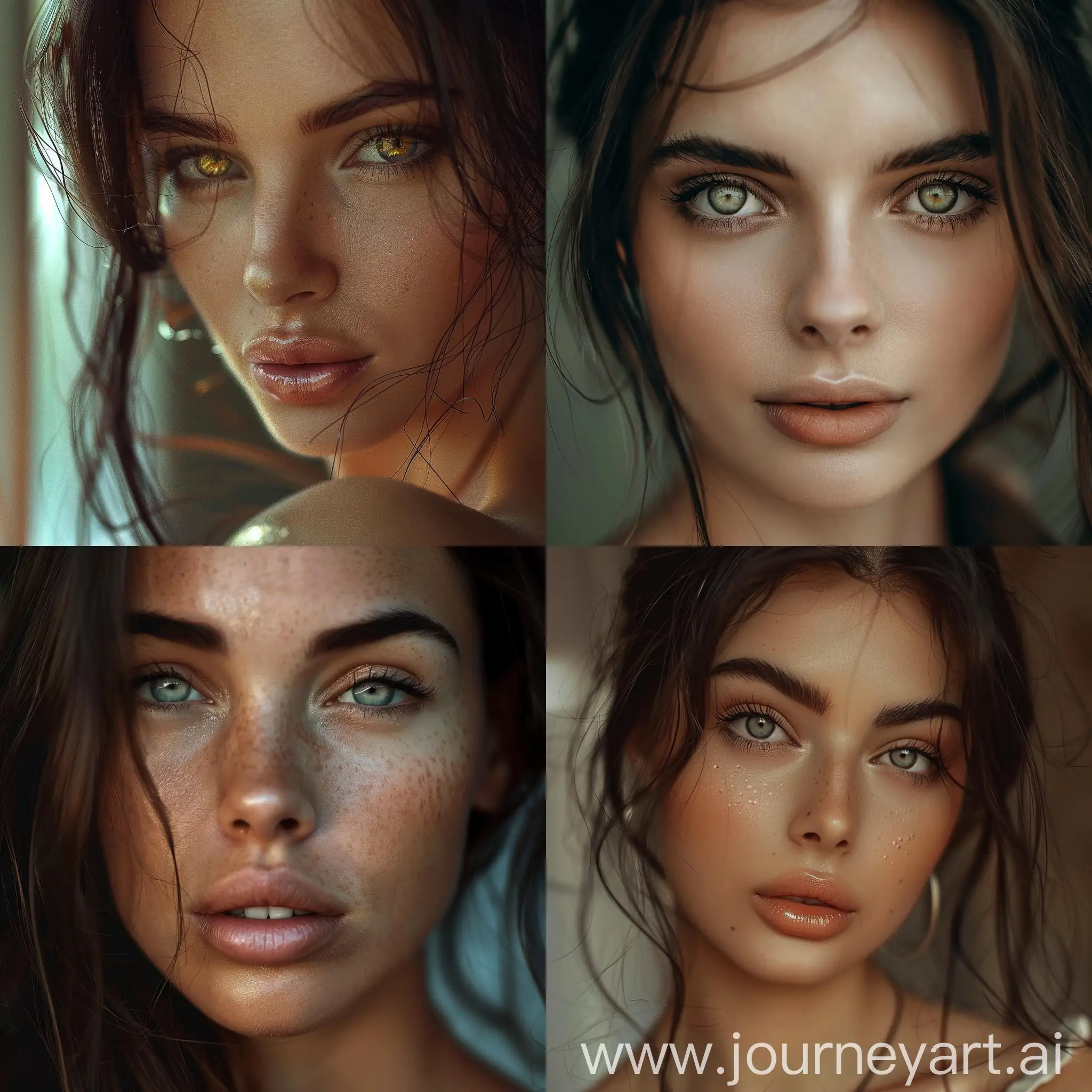 Portrait-of-an-Exquisitely-Beautiful-Woman-with-Perfect-Features-and-Mesmerizing-Eyes