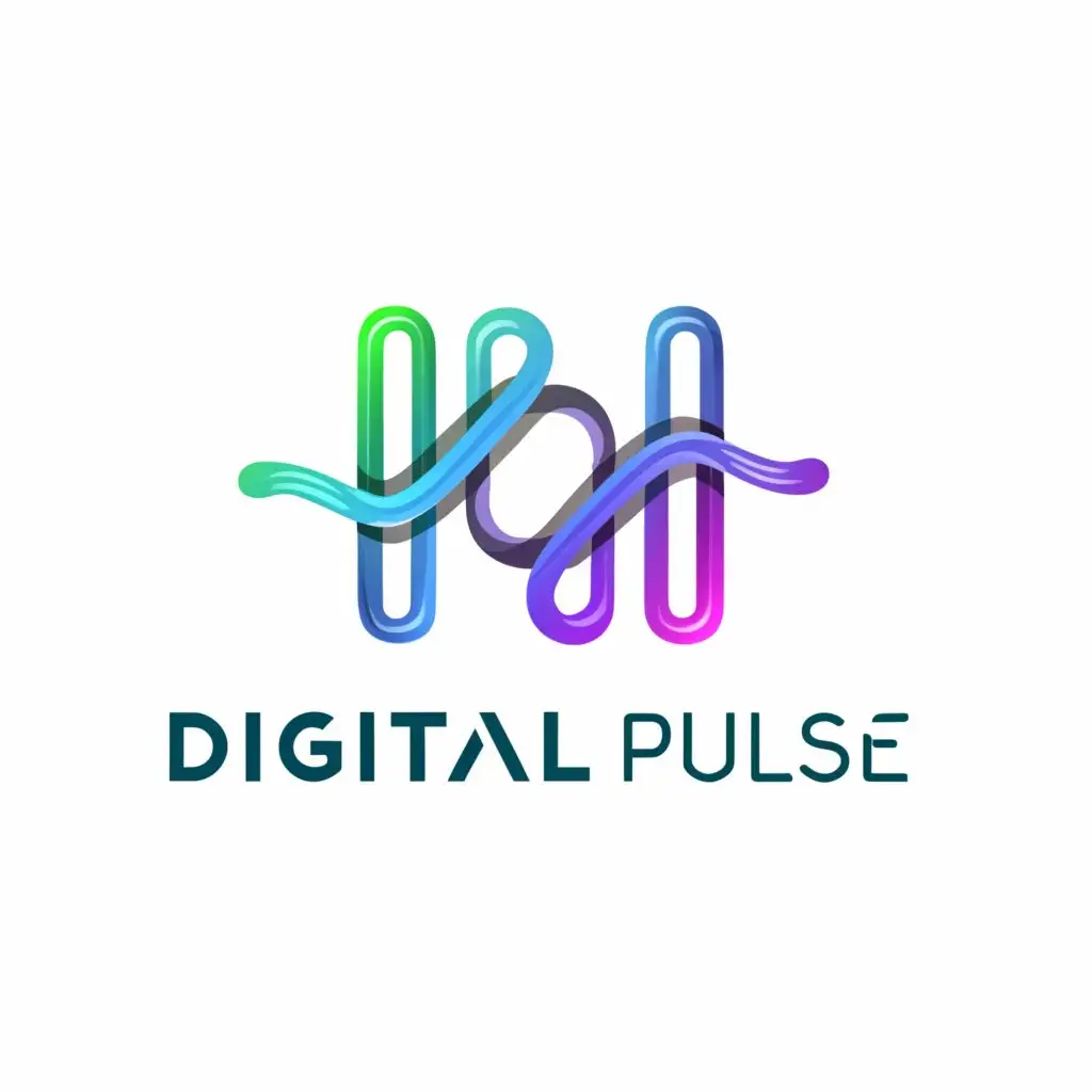 a logo design,with the text 'Digital Pulse', main symbol:pulse digital,Complexe,be used in Internet industry,clear background
