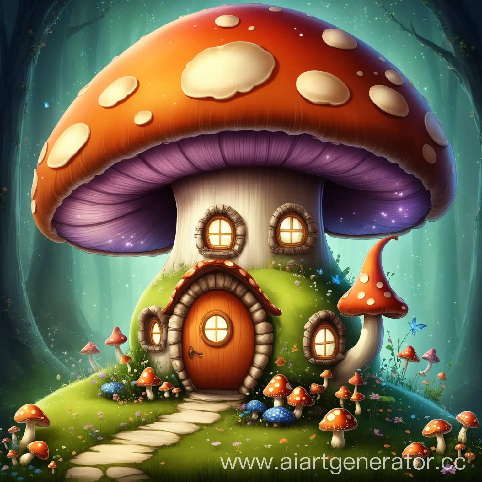 Enchanted-Mushroom-Fairy-Tale-House