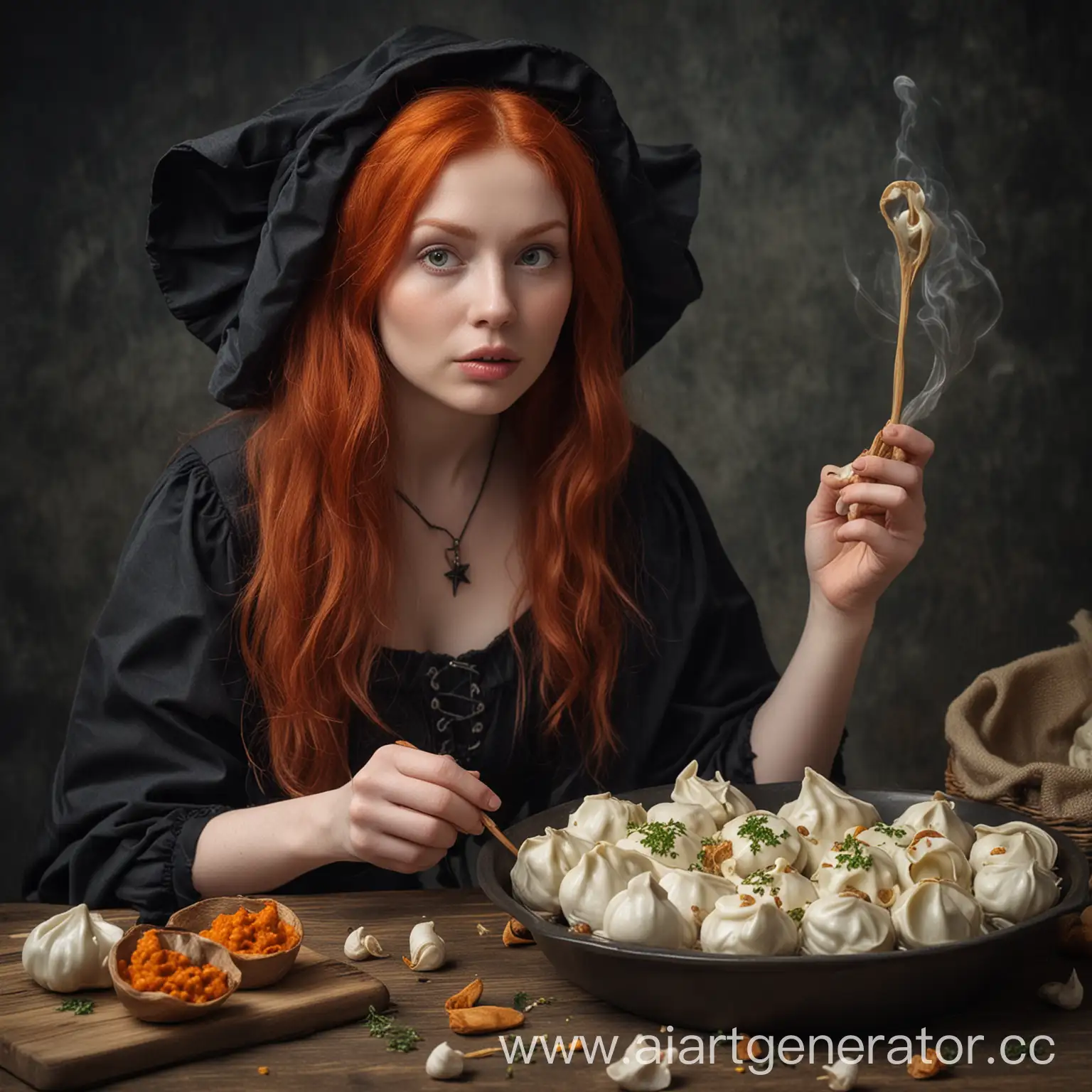 Redheaded-Witch-Cooking-Magical-Pelmeni