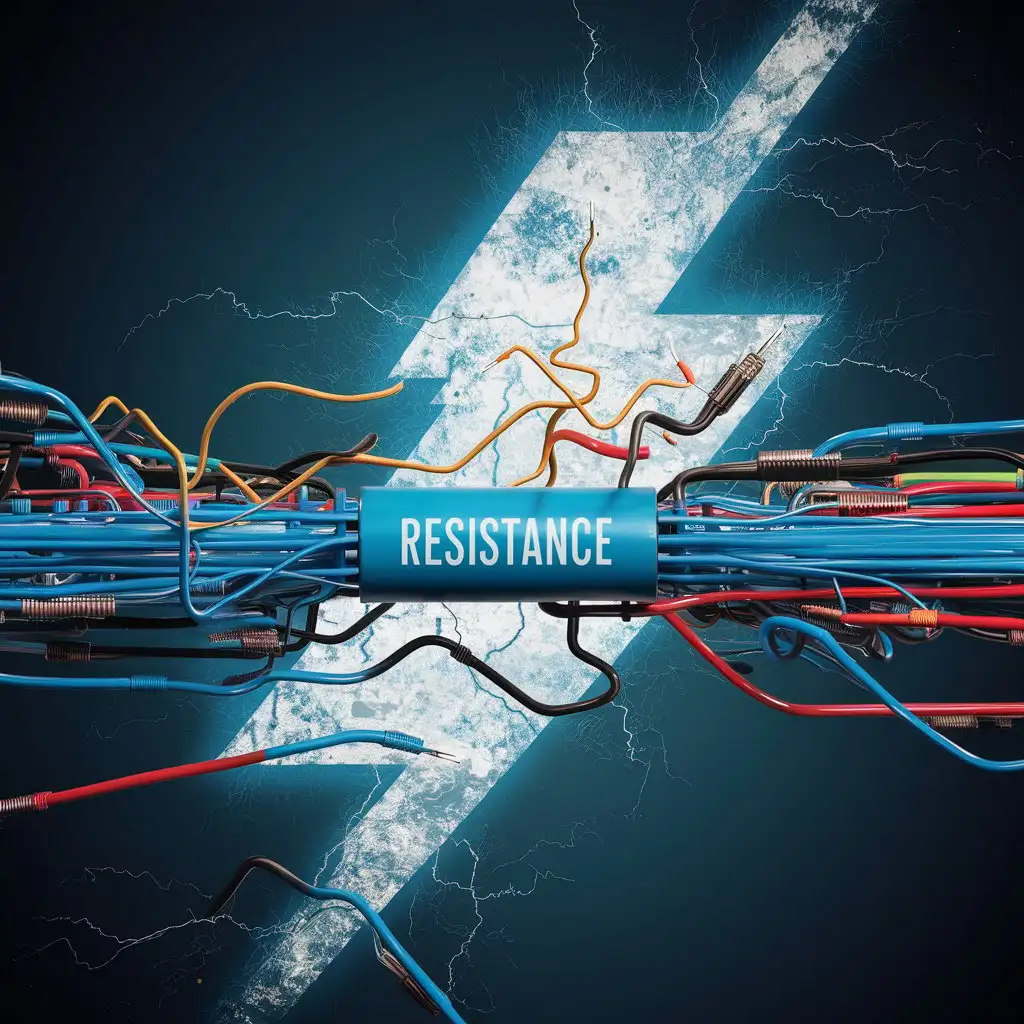 Abstract Electrical Resistance Artwork