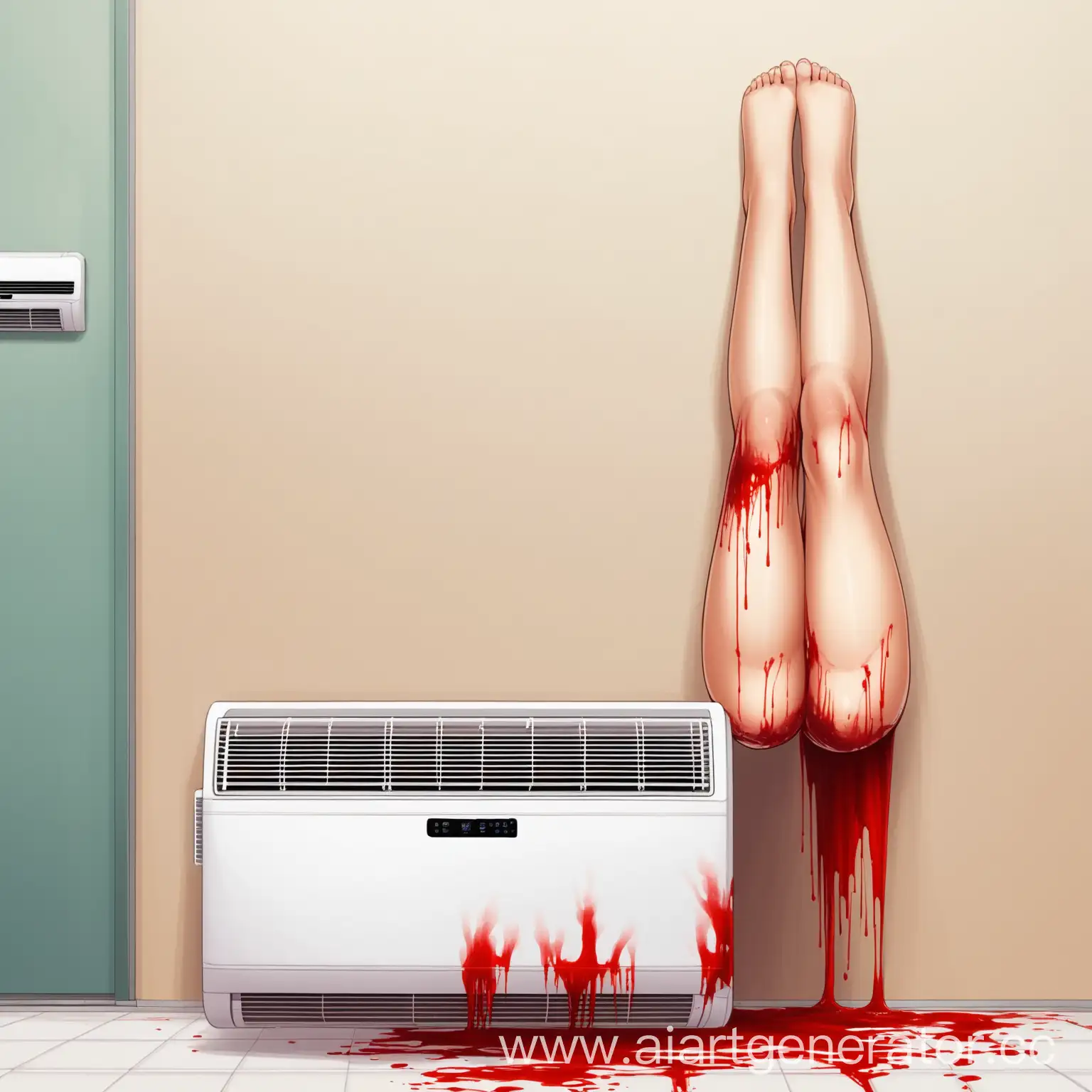 Air-Conditioner-Between-Legs-in-Blood-Flow