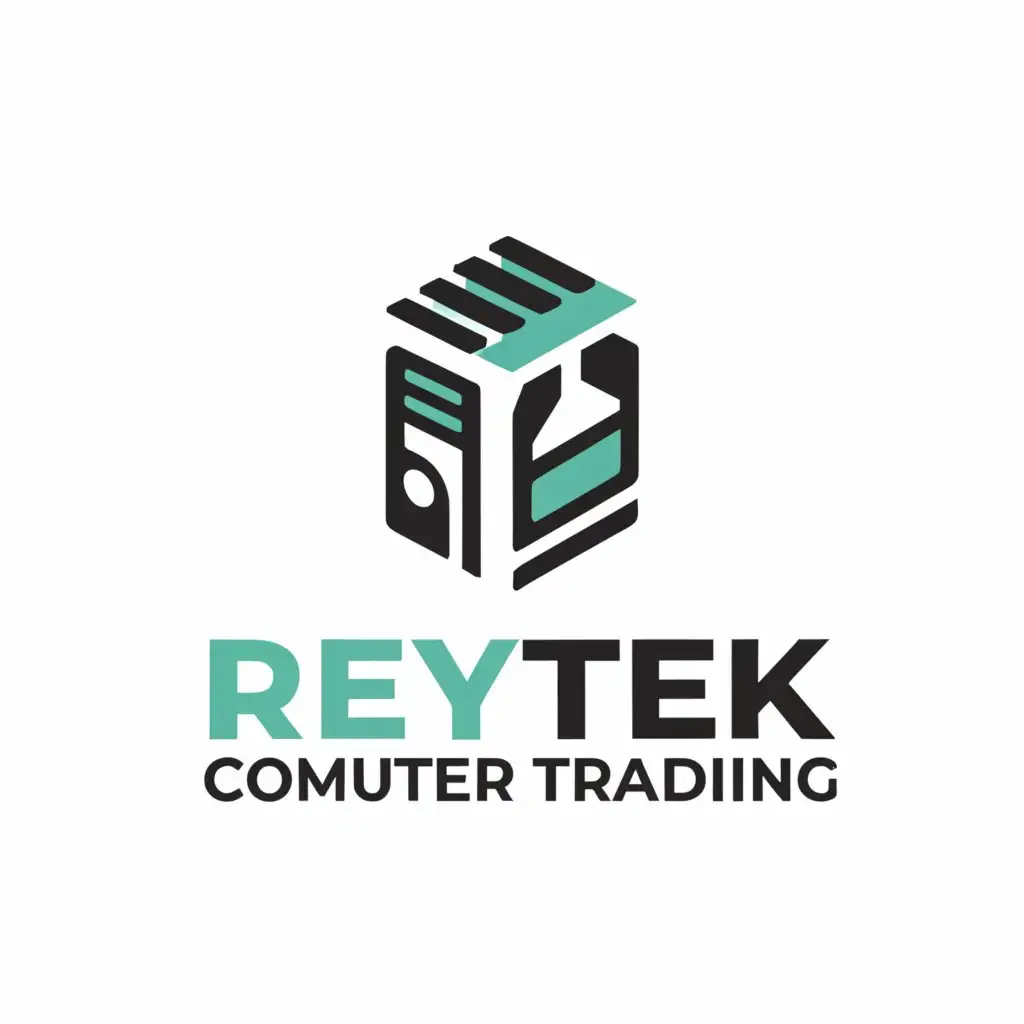 LOGO-Design-For-REYTEK-COMPUTER-TRADING-Sleek-Typography-with-Computer-Parts-and-Accessories-Theme