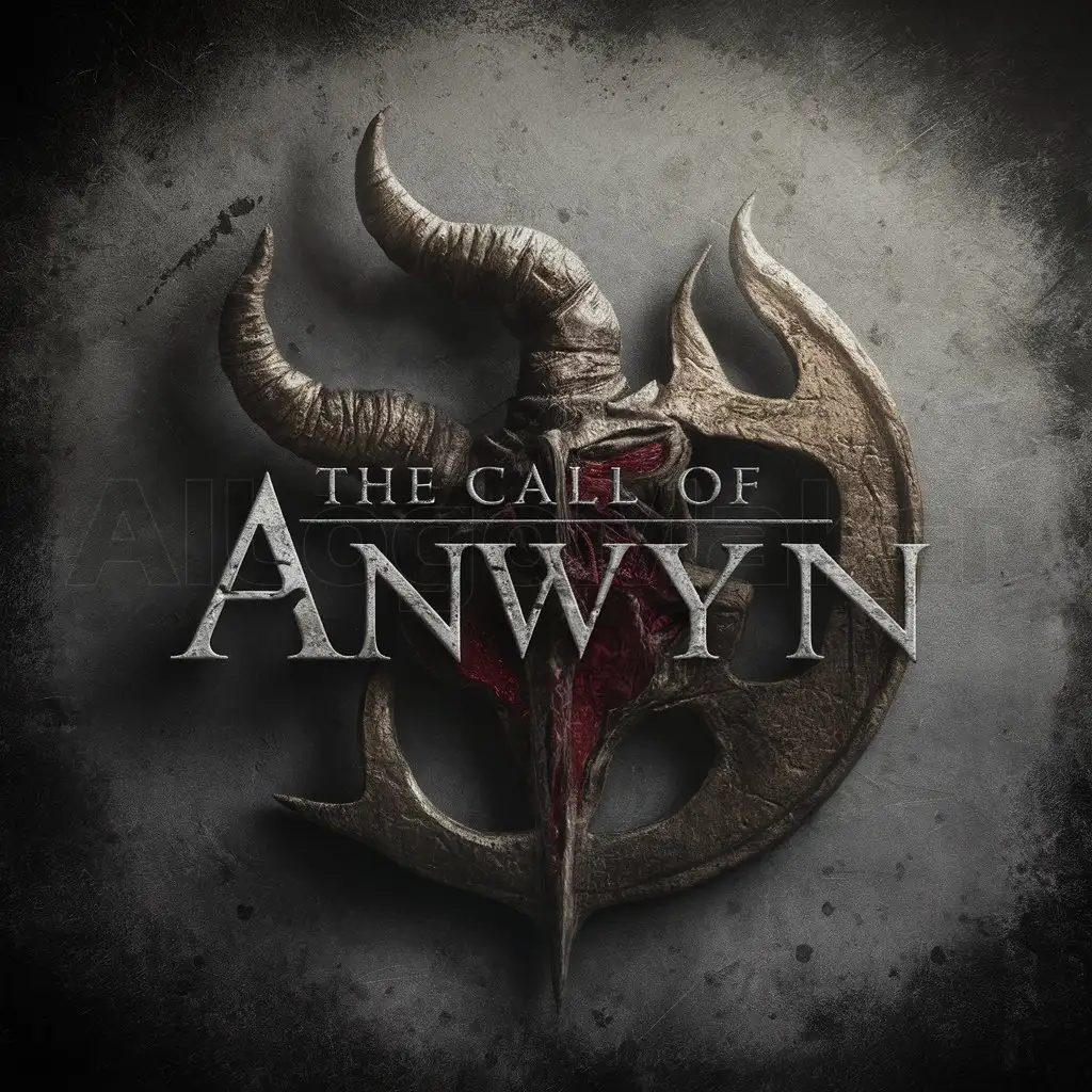 LOGO-Design-for-The-Call-of-Anwyn-Dark-Fantasy-Infernal-Style-with-Cinematic-Grey-Scale-Background