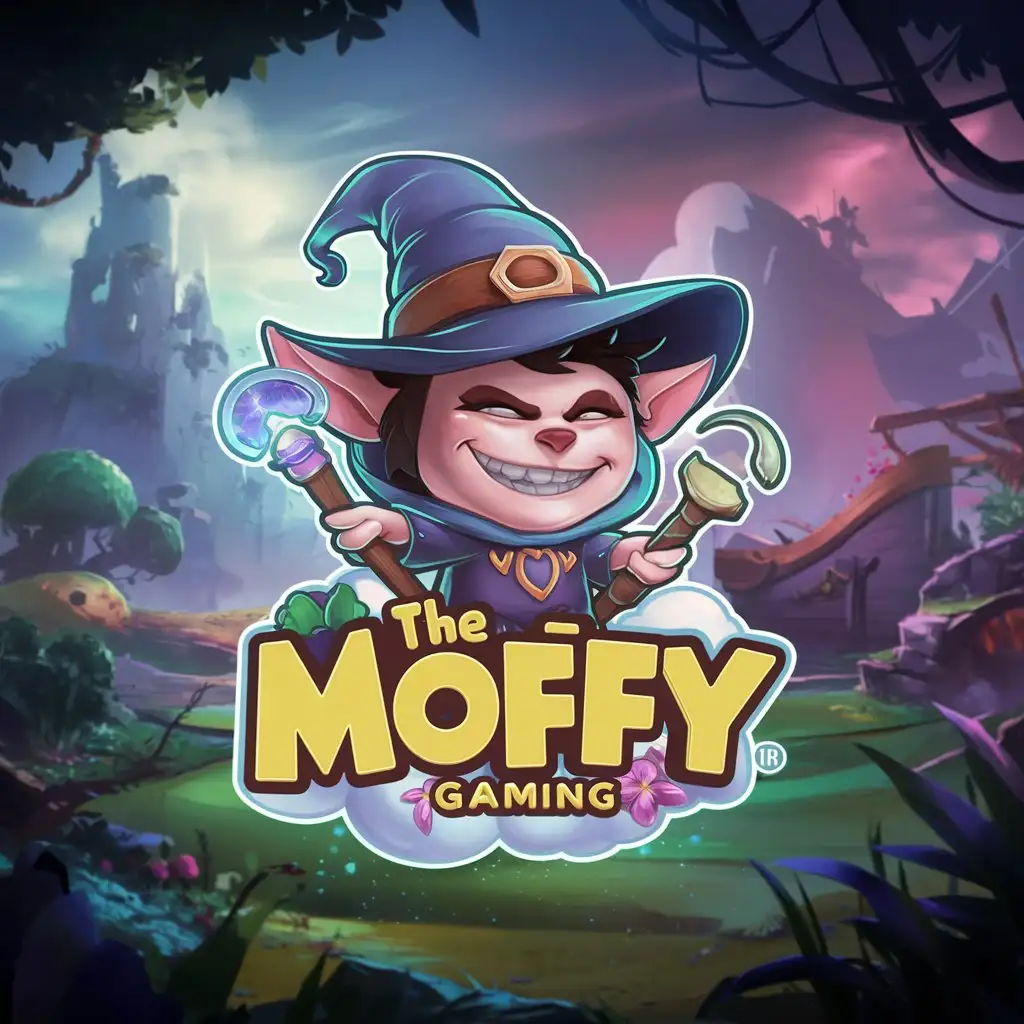 Fantasy Gaming Logo Design for The Moffy Channel