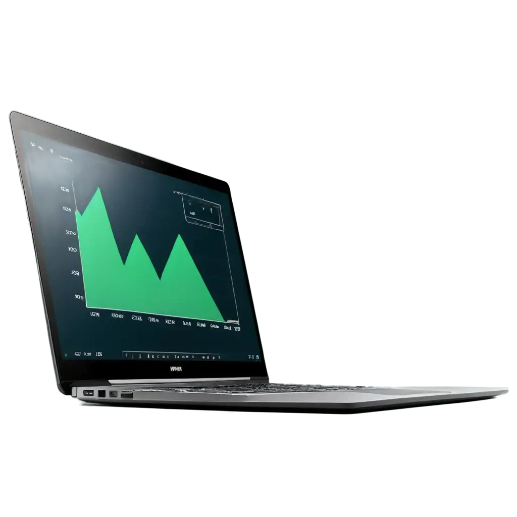 Futuristic-PNG-Image-Latest-Laptop-with-White-Screen-Displaying-Student-Progression-Chart