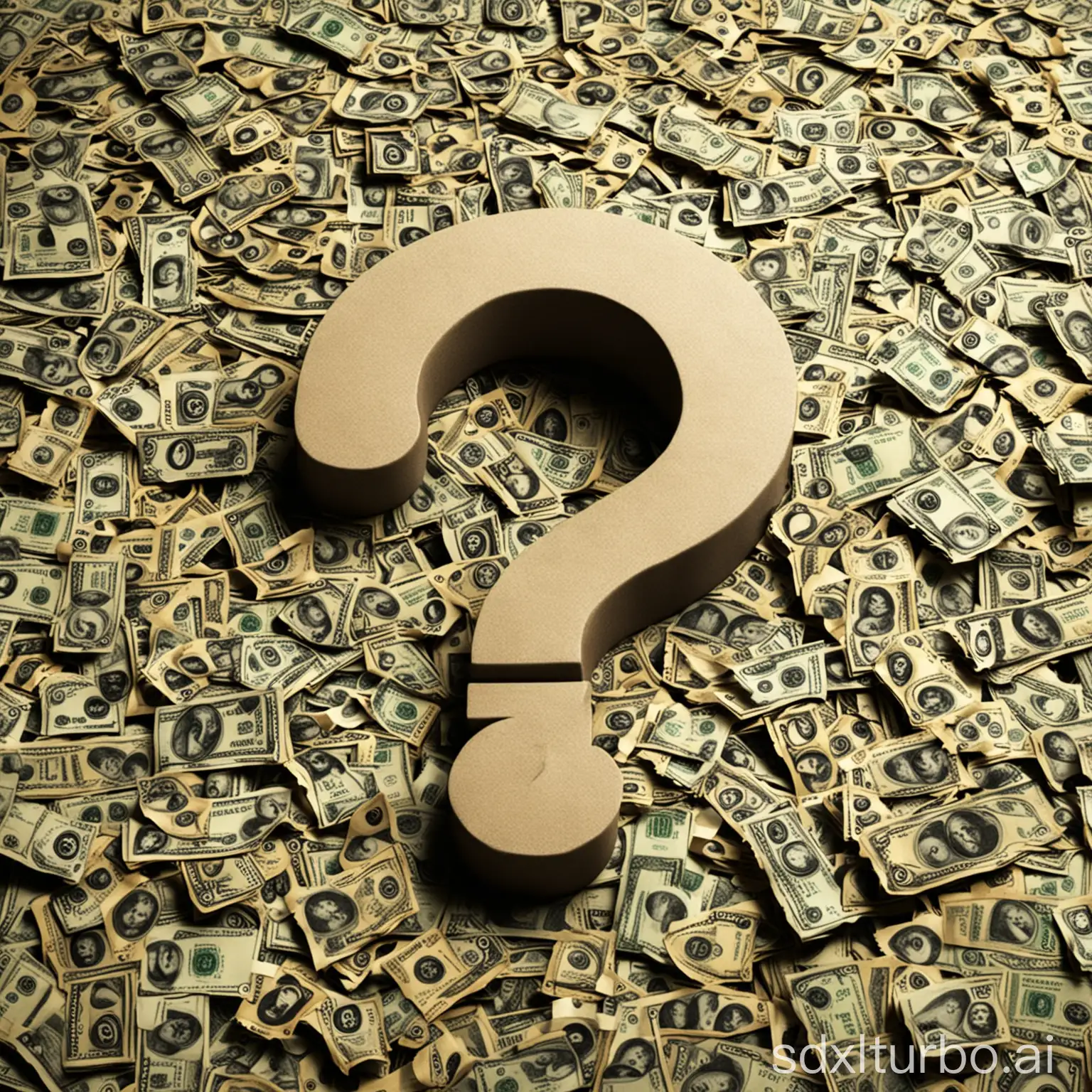 Money, question mark, high-definition image, movie texture