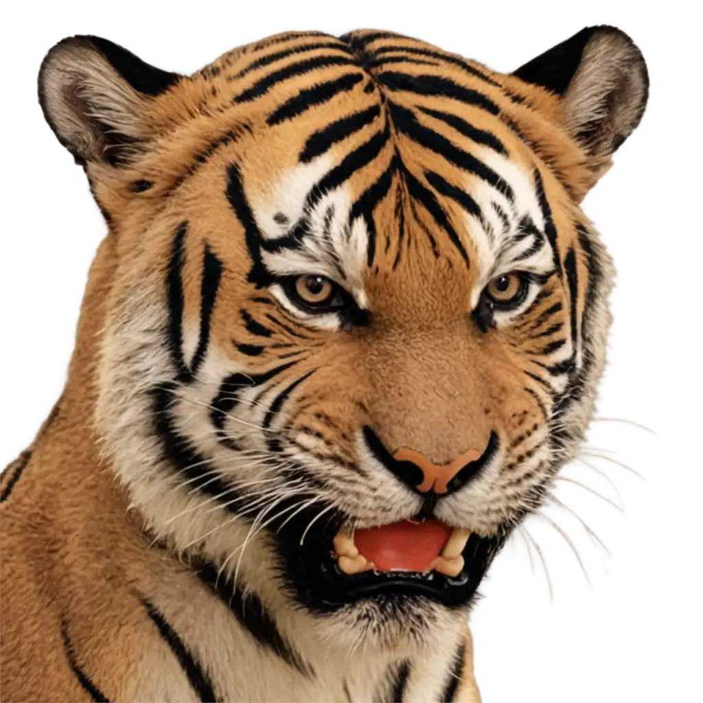 Angry tiger, warholl style