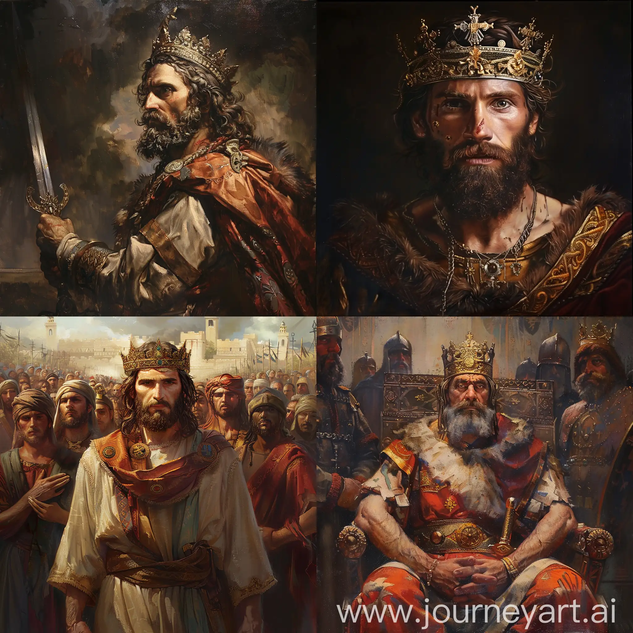 picture of a Christian character: title: history is crowned not by the beginning but by the end