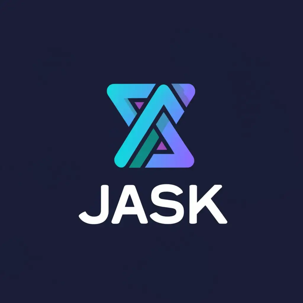 a logo design, with the text 'Jask', main symbol:team, Moderate, be used in tasks and team management