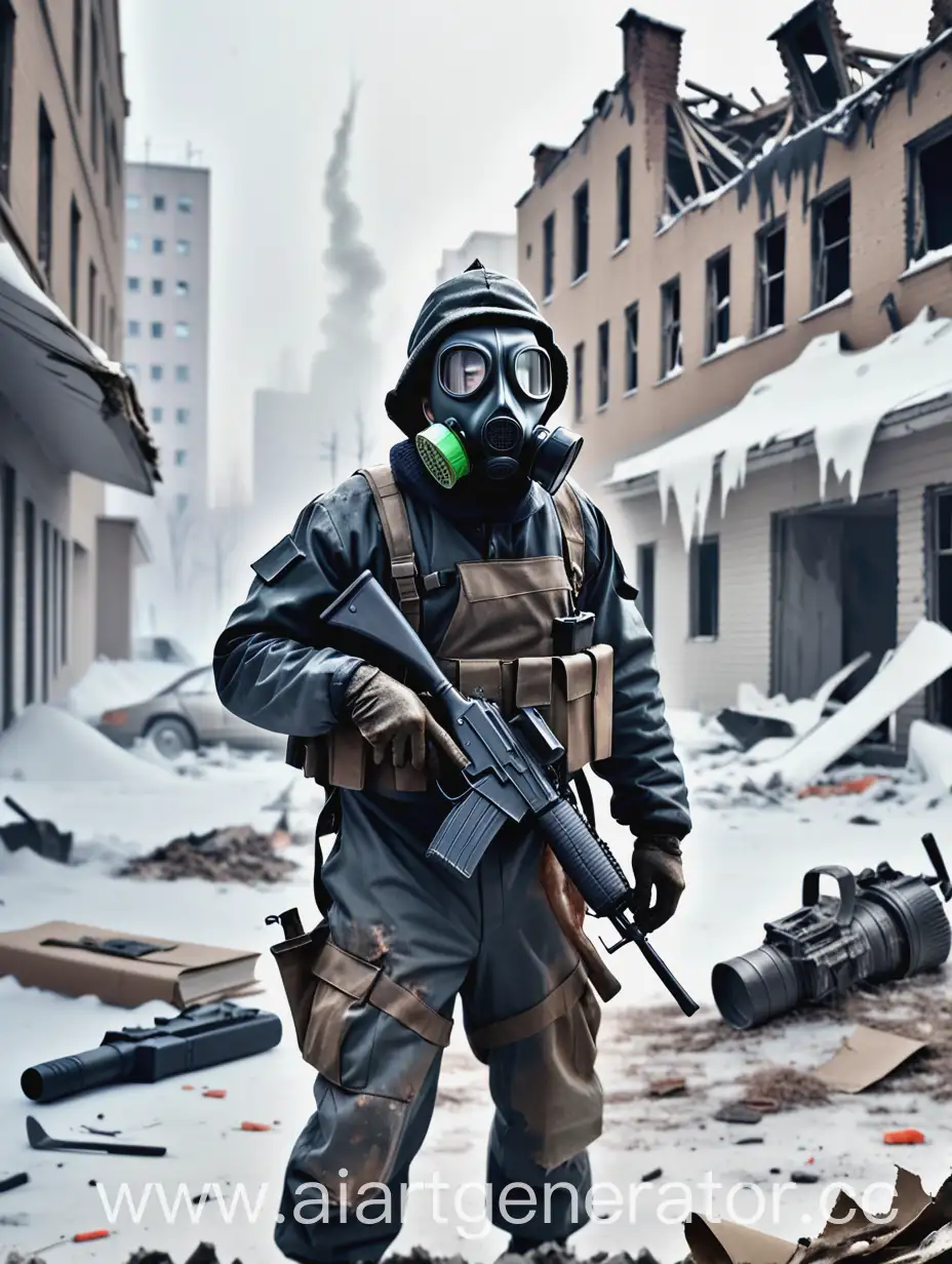 PostApocalyptic-Scene-with-Gas-Mask-Survivor-and-Kalashnikov-Rifle